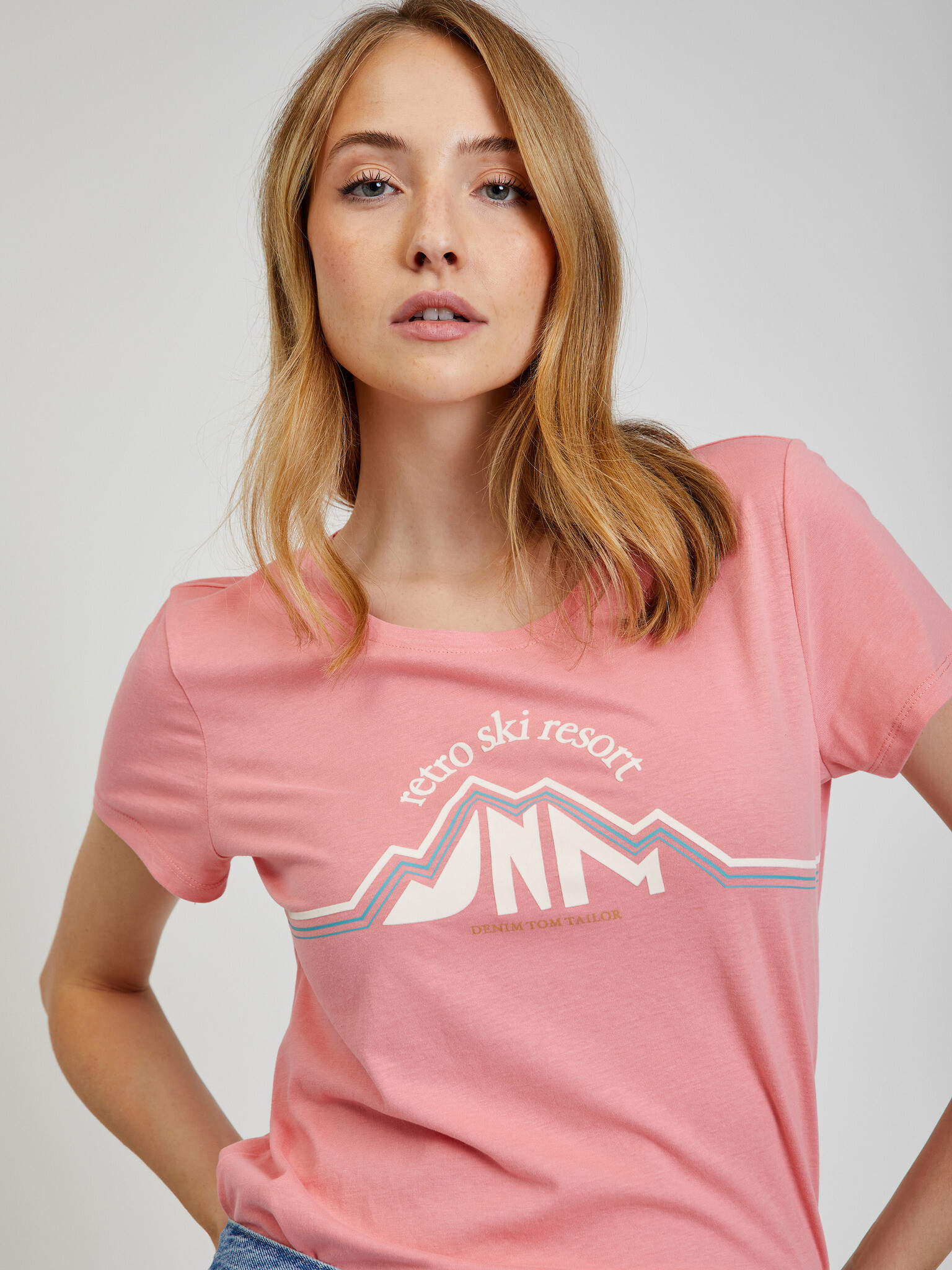 Tom Tailor Denim T-shirt Rozov - Pepit.bg