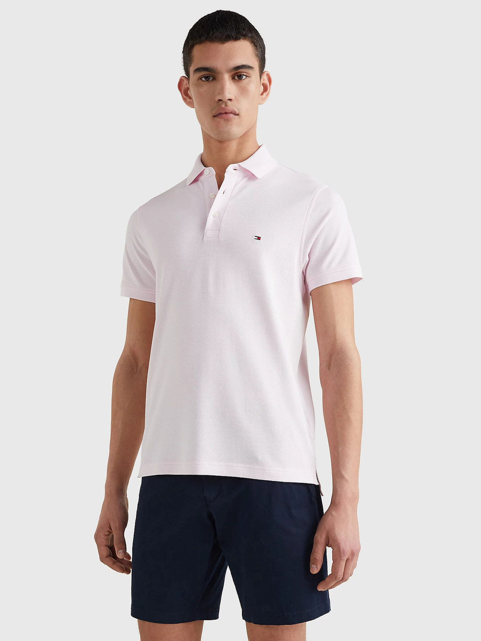 Tommy Hilfiger 1985 Slim Polo Поло тениска Rozov - Pepit.bg