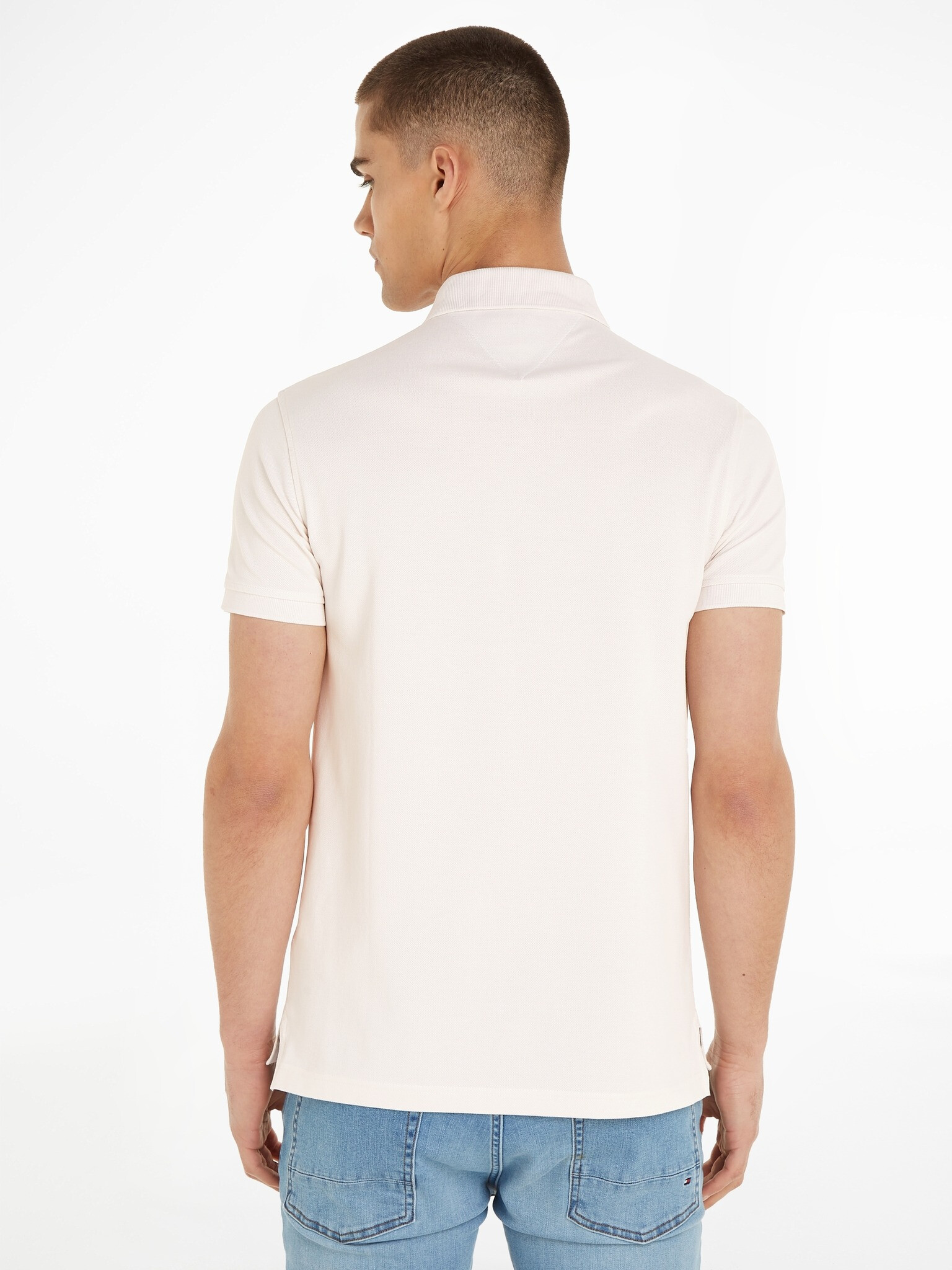Tommy Hilfiger 1985 Slim Поло тениска Byal - Pepit.bg