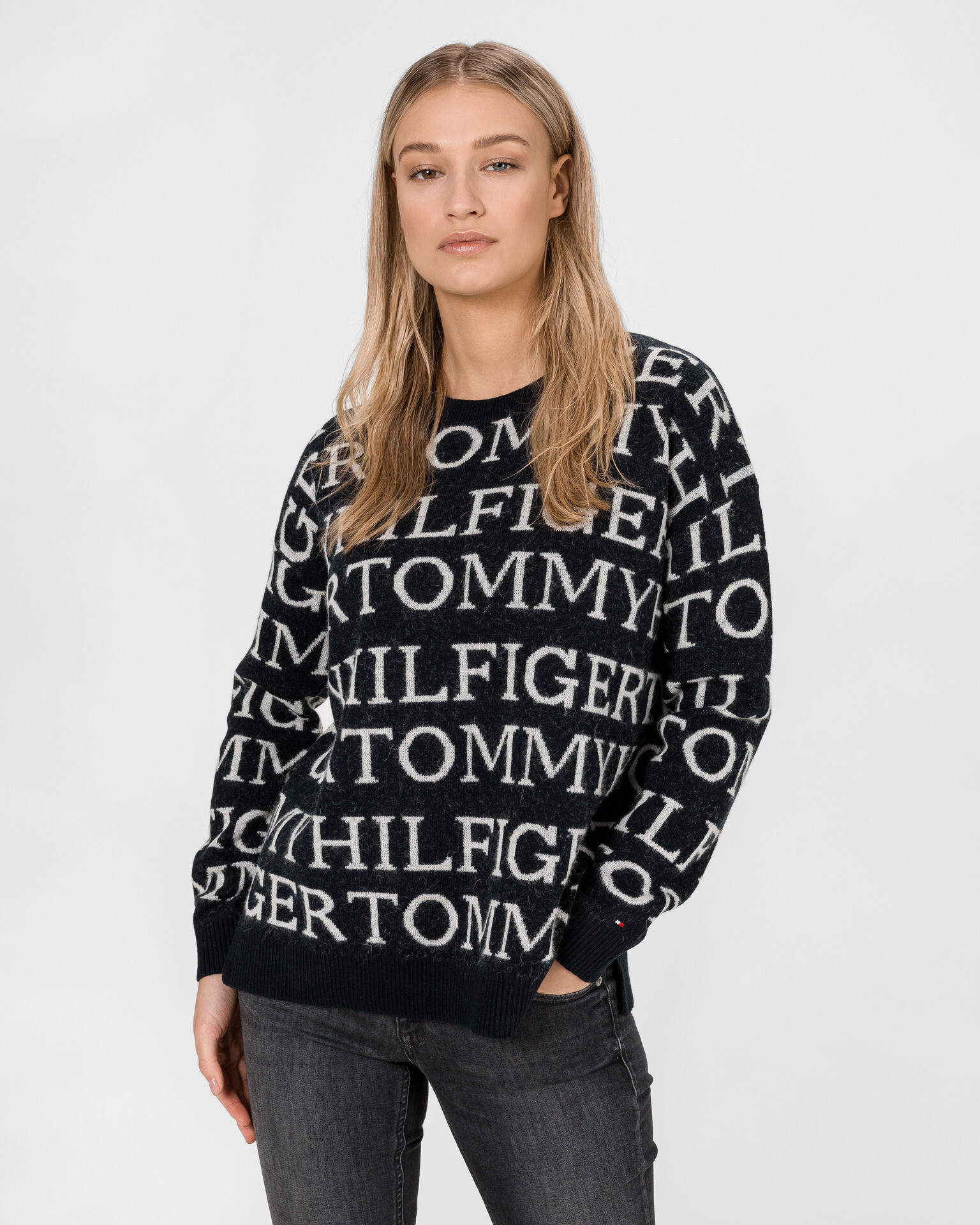 Tommy Hilfiger All-Over Пуловер Sin - Pepit.bg