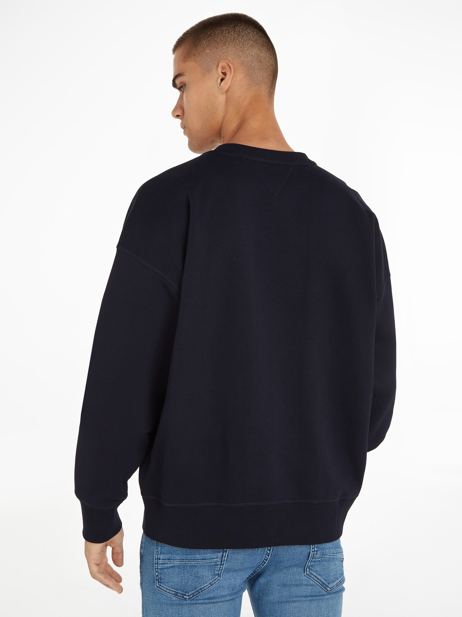 Tommy Hilfiger Arched Crew Sweatshirt Sin - Pepit.bg