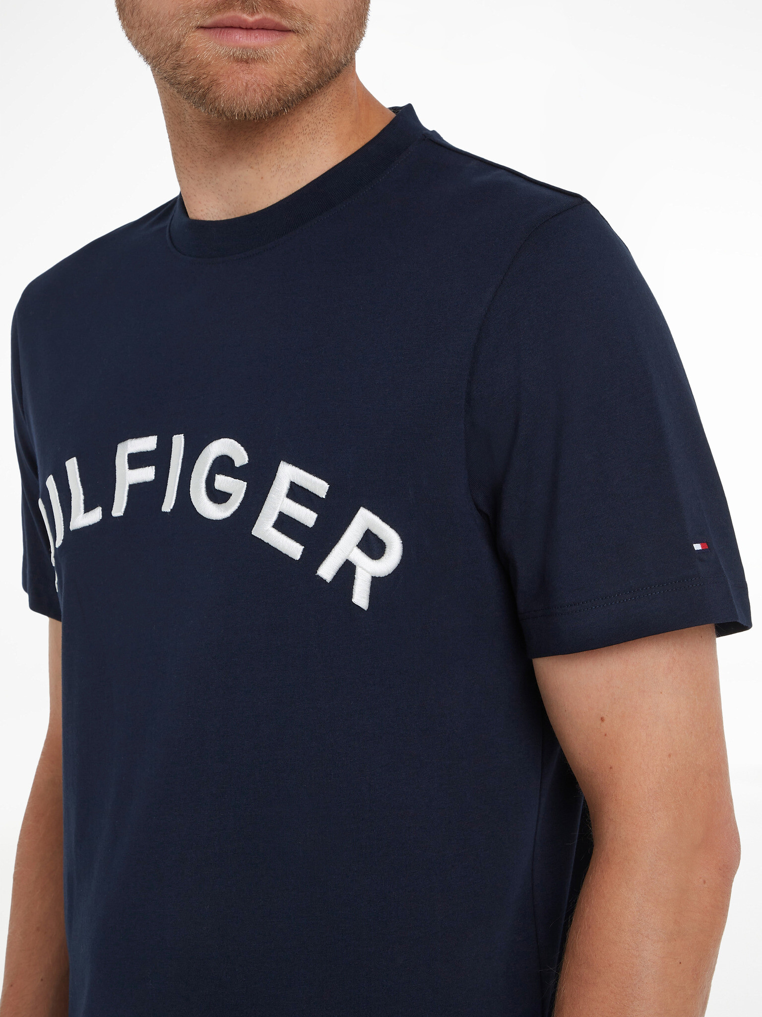 Tommy Hilfiger Arched T-shirt Sin - Pepit.bg