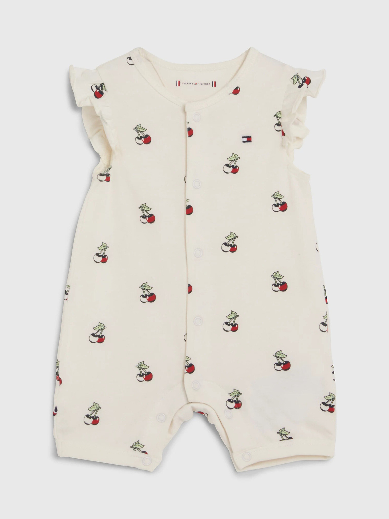 Tommy Hilfiger Baby Cherry Боди детско Byal - Pepit.bg