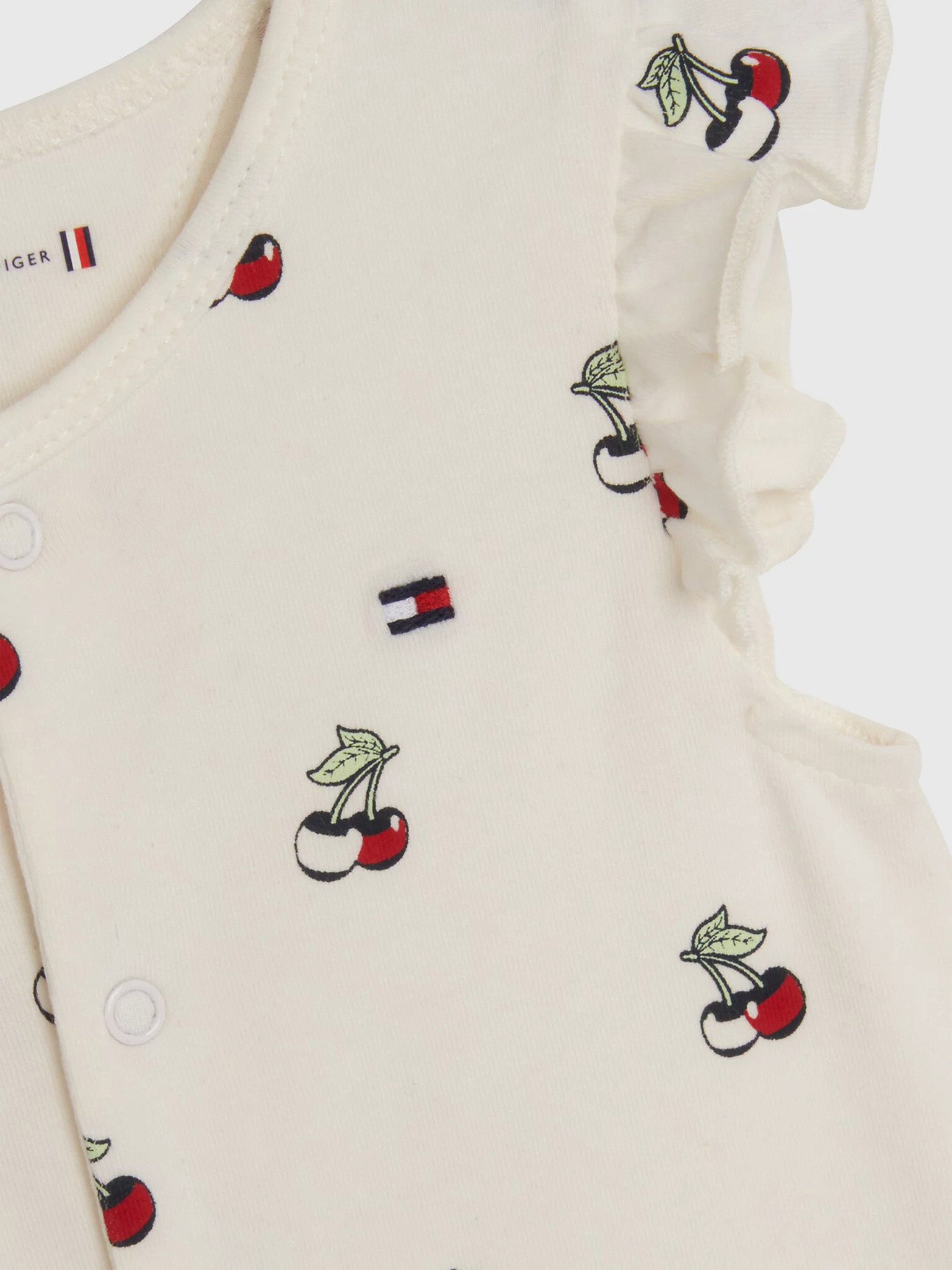 Tommy Hilfiger Baby Cherry Боди детско Byal - Pepit.bg