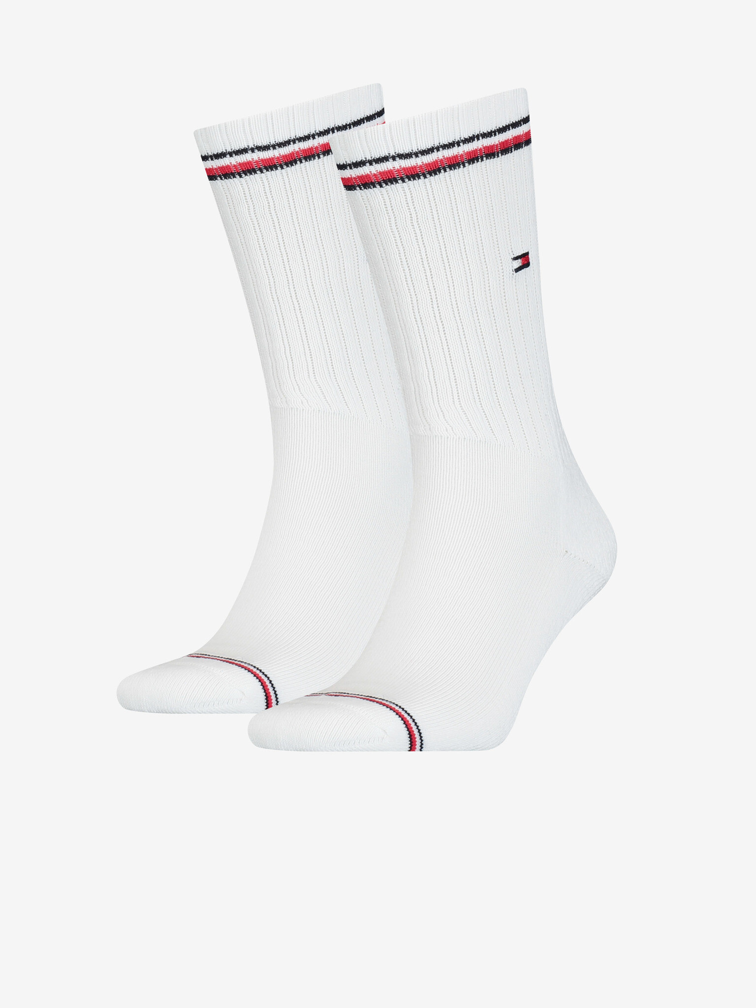 Tommy Hilfiger Чорапи 2 чифта Byal - Pepit.bg