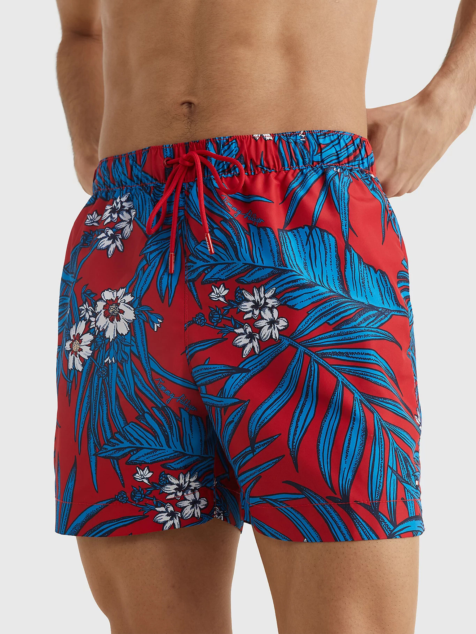 Tommy Hilfiger Drawstring Print Swimsuit Sin - Pepit.bg