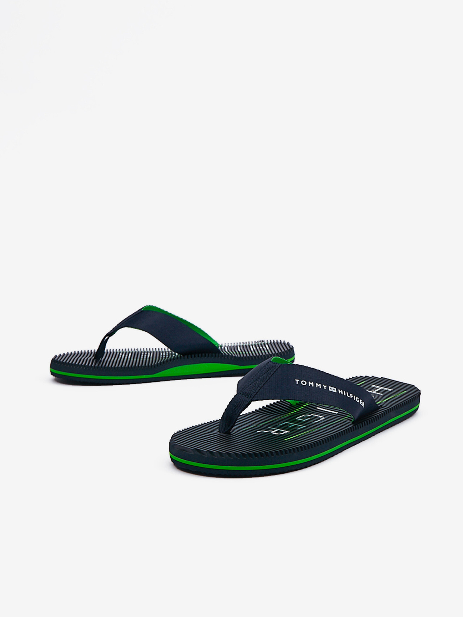 Tommy Hilfiger Massage Footbed Пантофи Sin - Pepit.bg