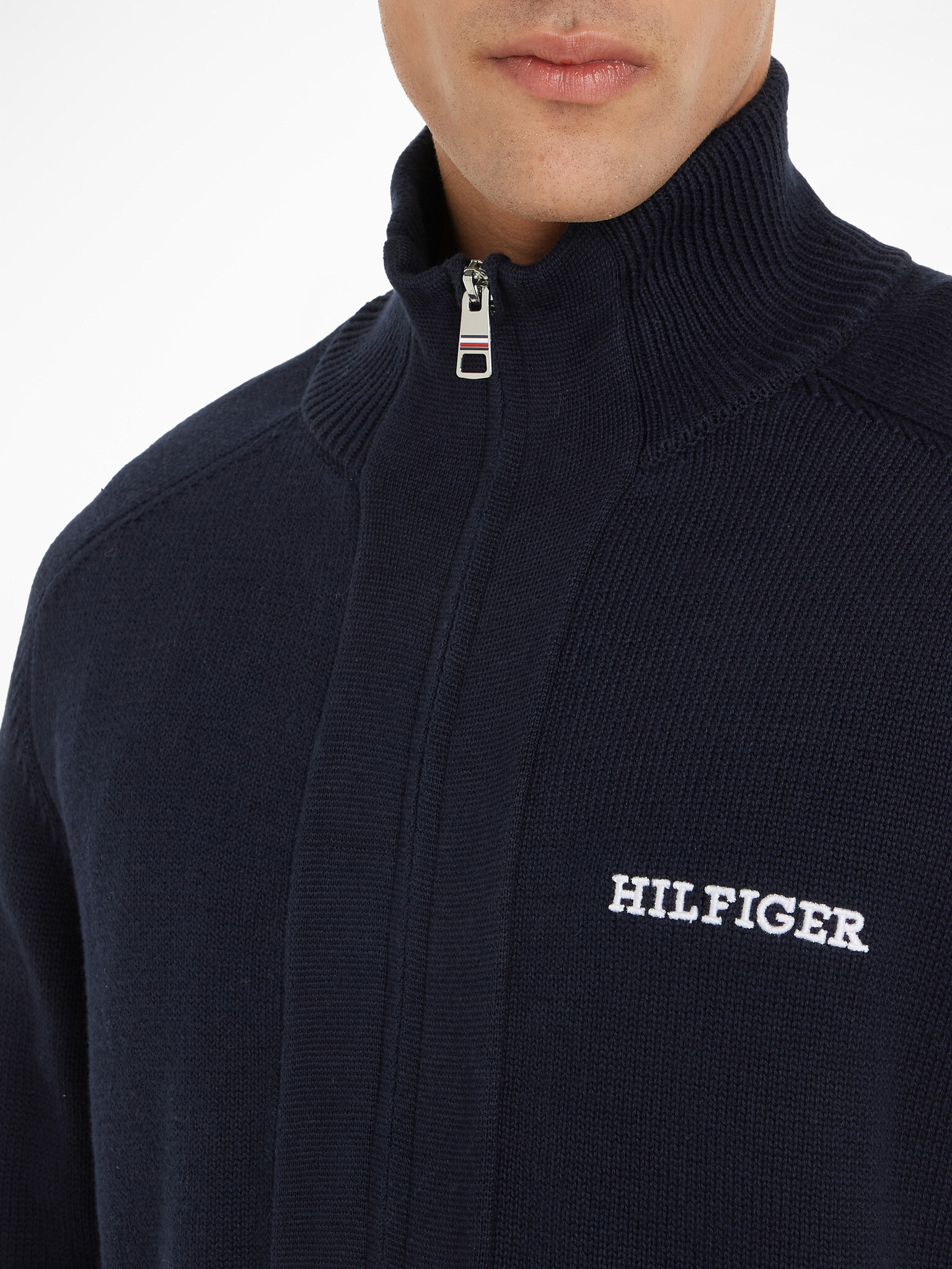 Tommy Hilfiger Monotype Chunky Пуловер Sin - Pepit.bg