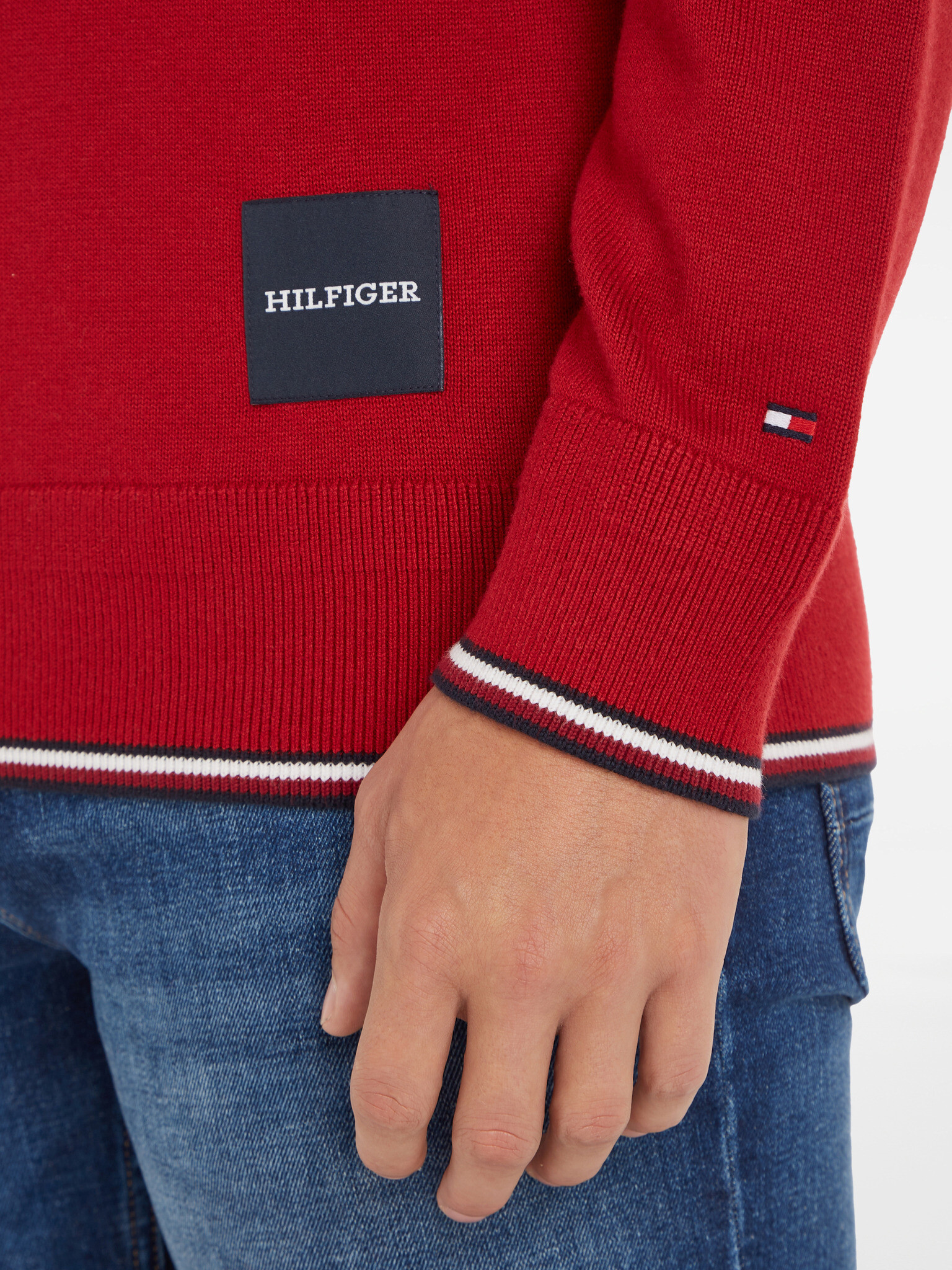 Tommy Hilfiger Пуловер Cherven - Pepit.bg