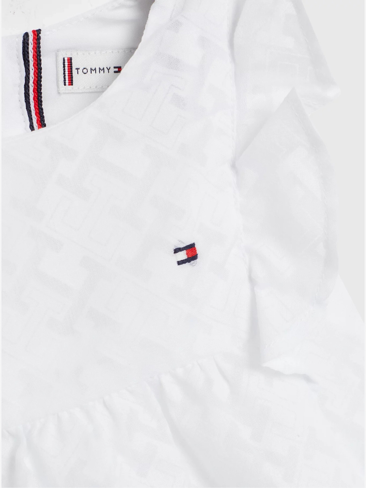 Tommy Hilfiger Рокля детска Byal - Pepit.bg