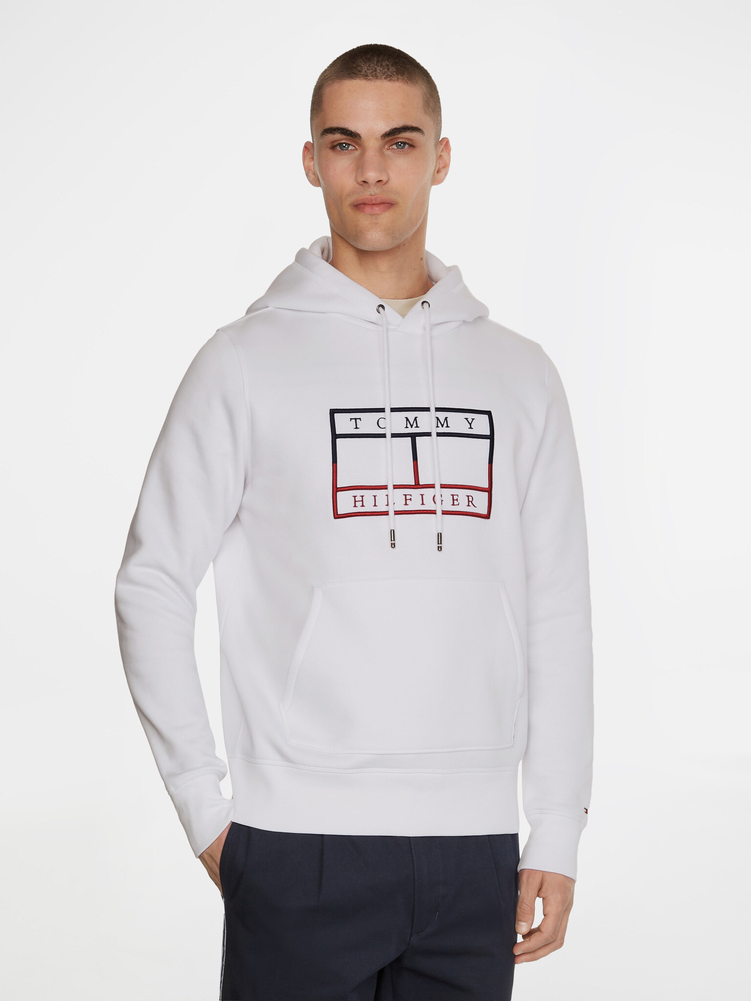 Tommy Hilfiger Sweatshirt Byal - Pepit.bg