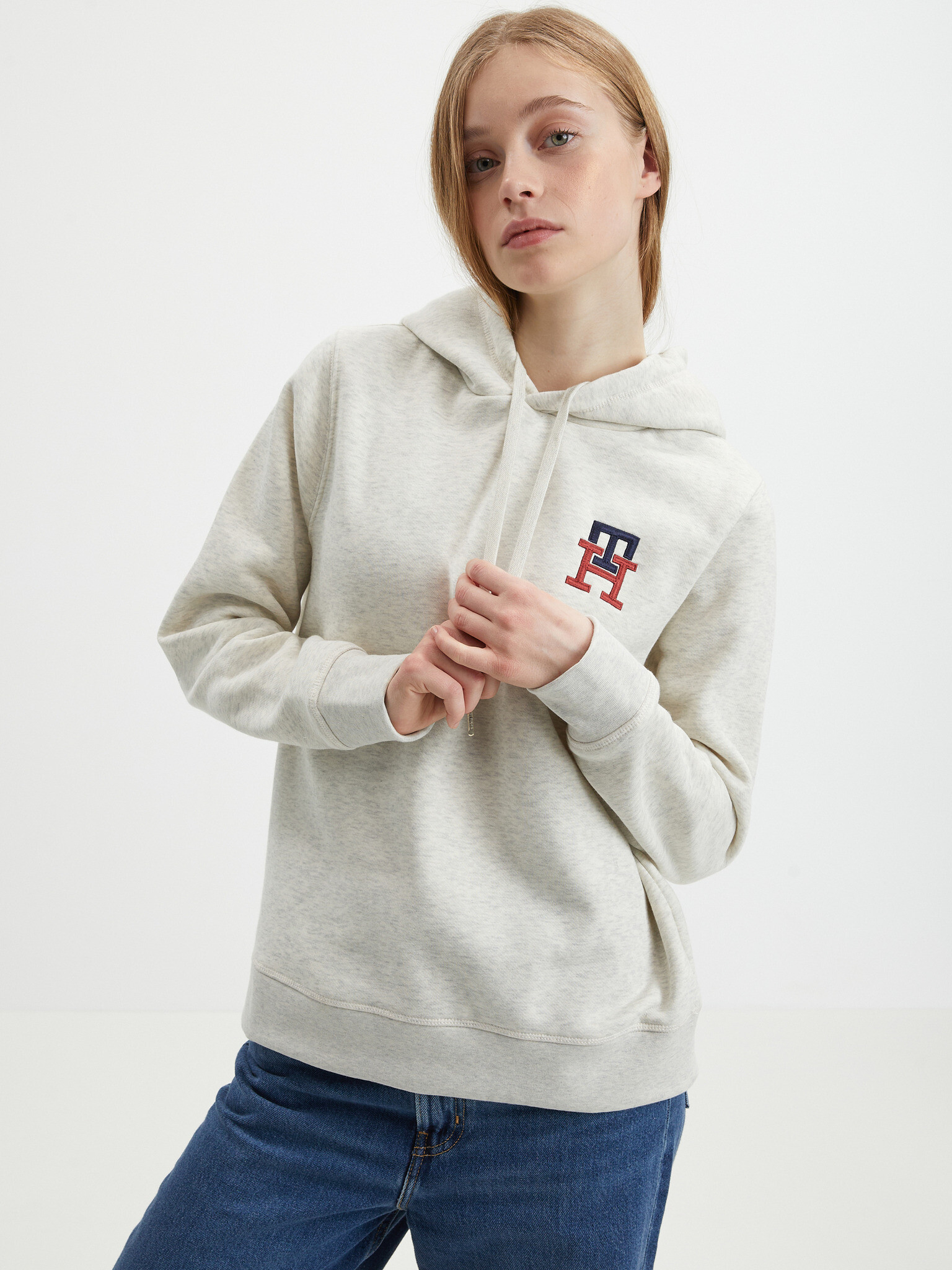 Tommy Hilfiger Sweatshirt Byal - Pepit.bg