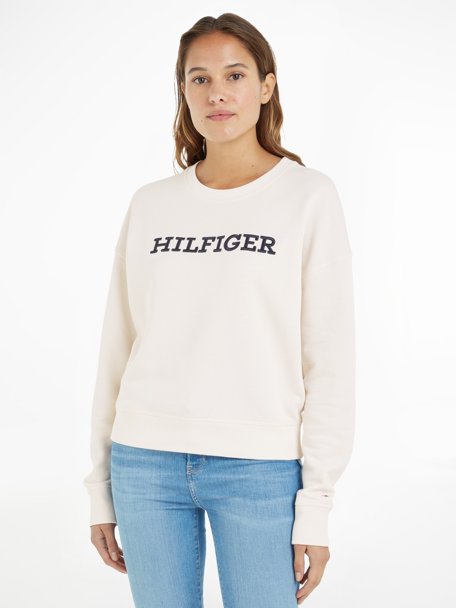 Tommy Hilfiger Sweatshirt Byal - Pepit.bg