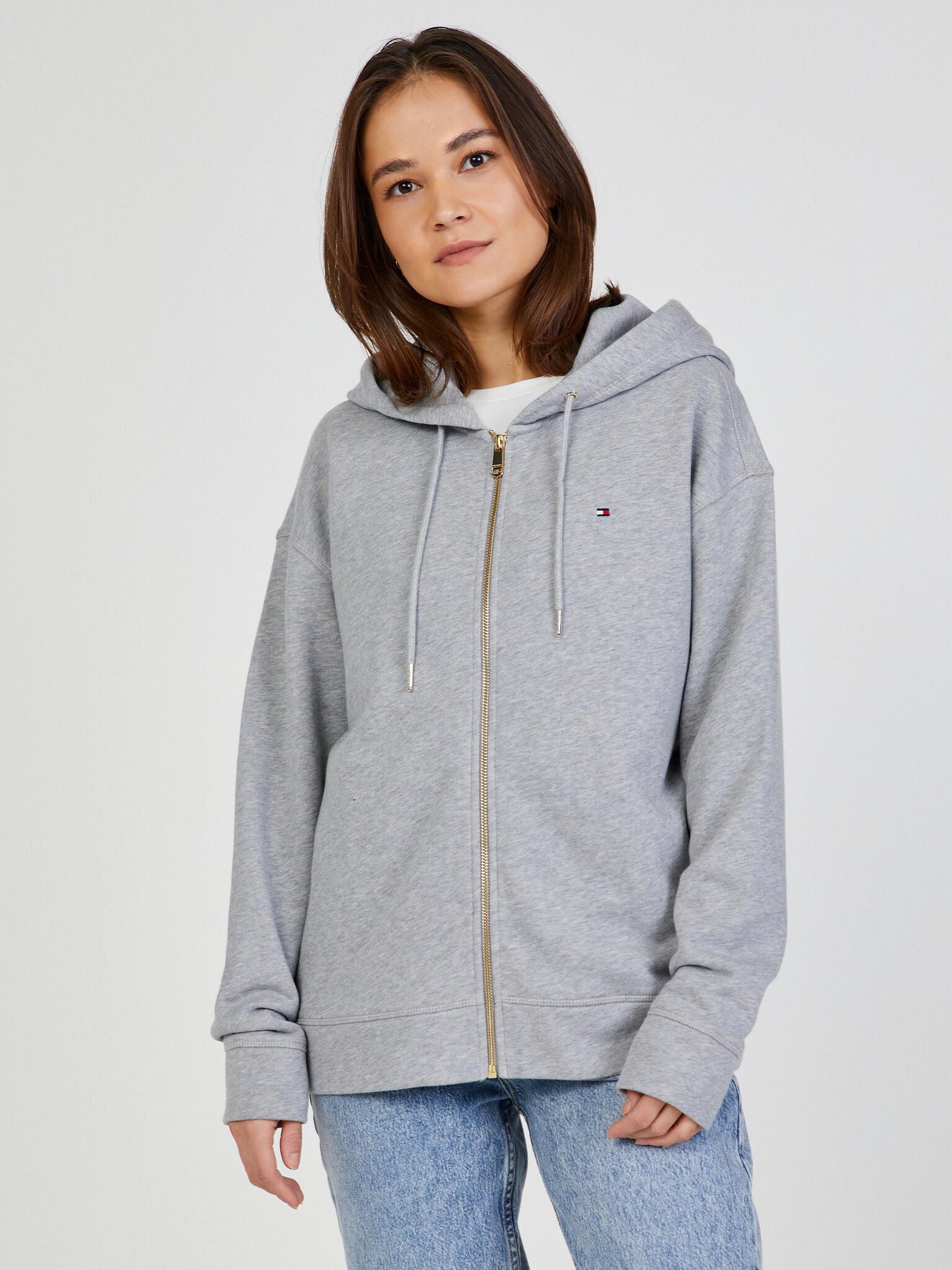 Tommy Hilfiger Sweatshirt Siv - Pepit.bg