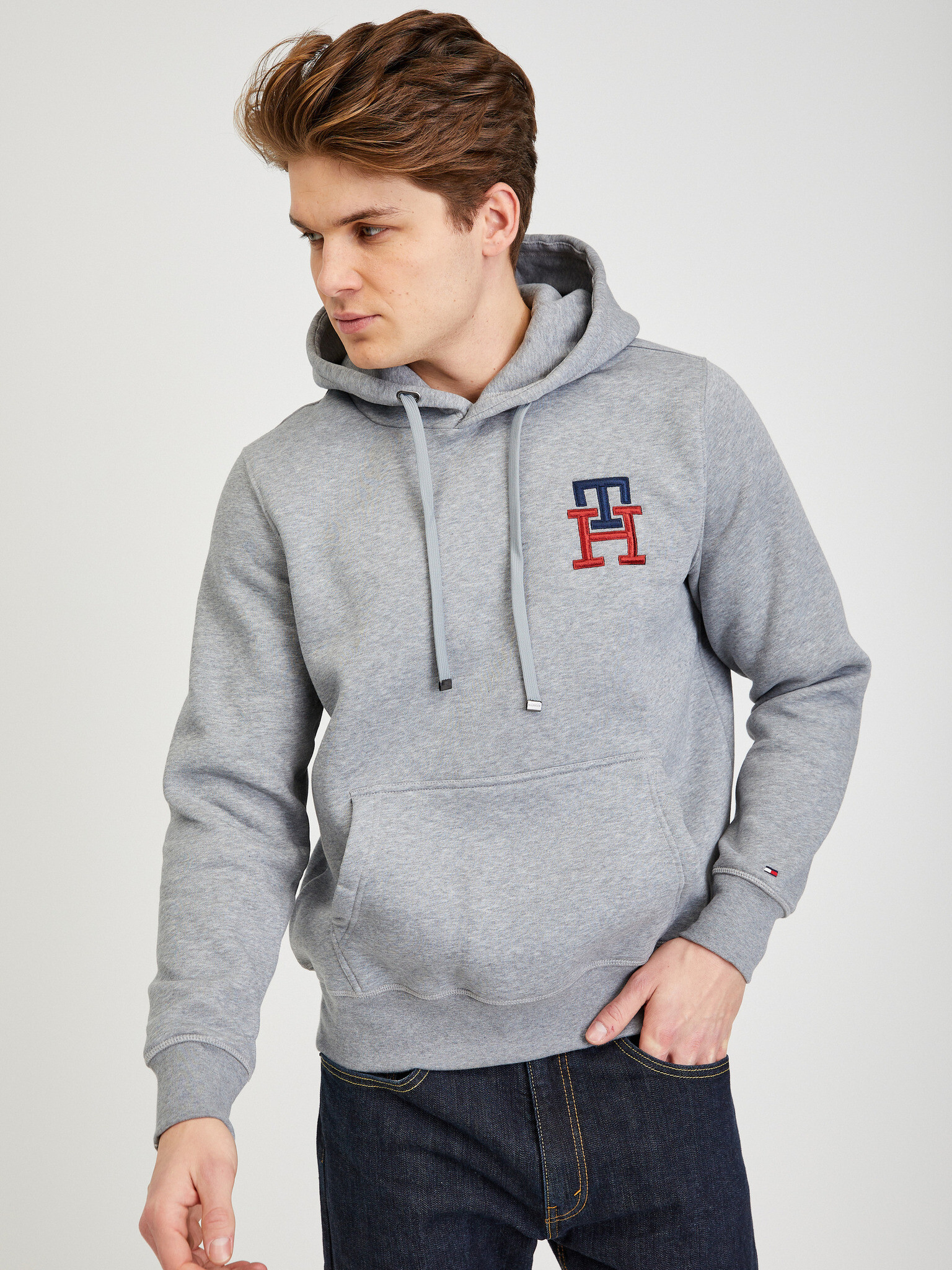 Tommy Hilfiger Sweatshirt Siv - Pepit.bg