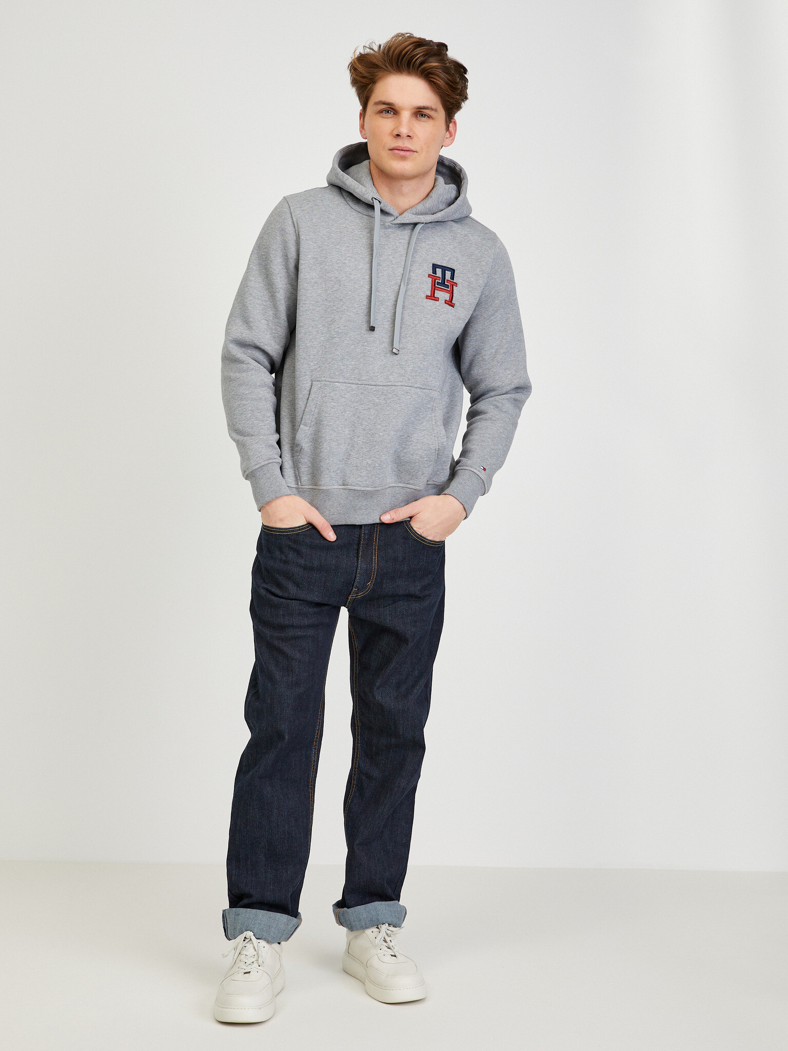 Tommy Hilfiger Sweatshirt Siv - Pepit.bg