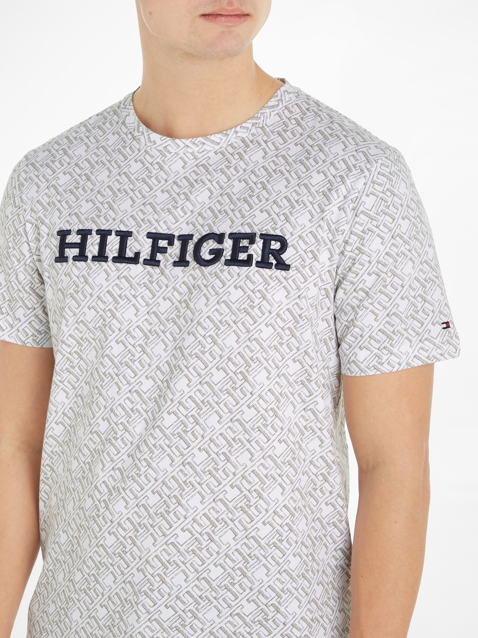 Tommy Hilfiger T-shirt Byal - Pepit.bg