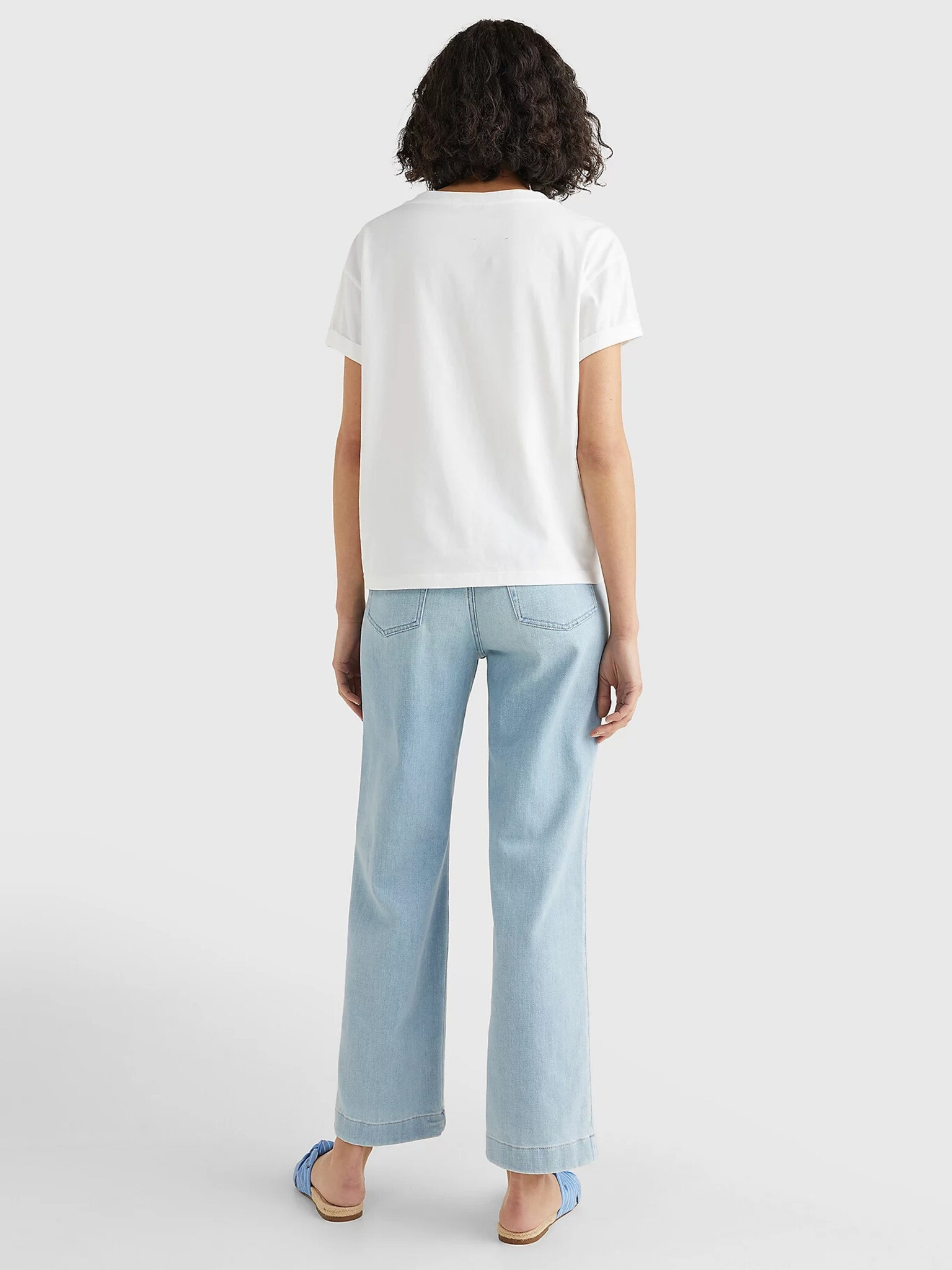 Tommy Hilfiger T-shirt Byal - Pepit.bg