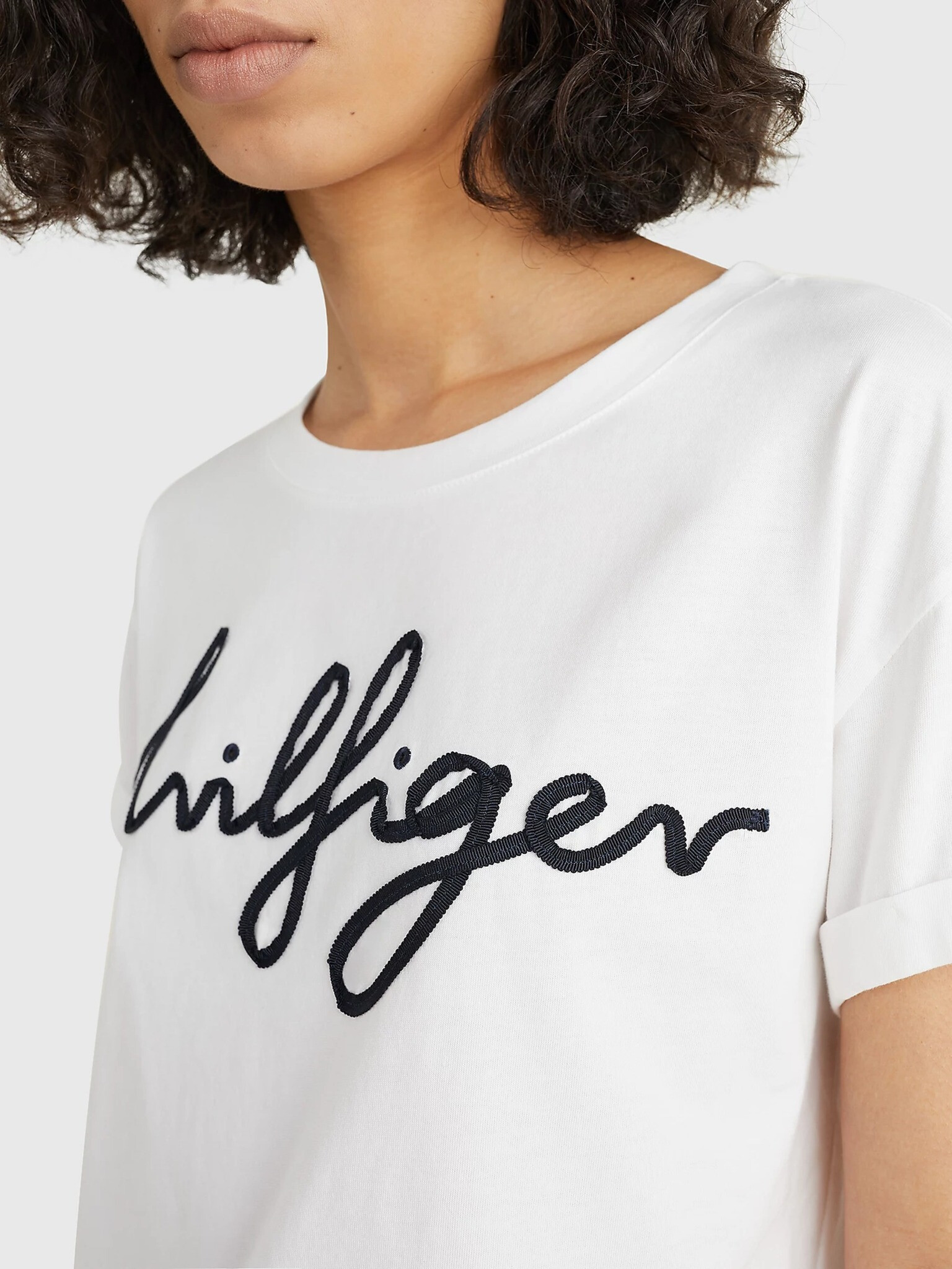 Tommy Hilfiger T-shirt Byal - Pepit.bg