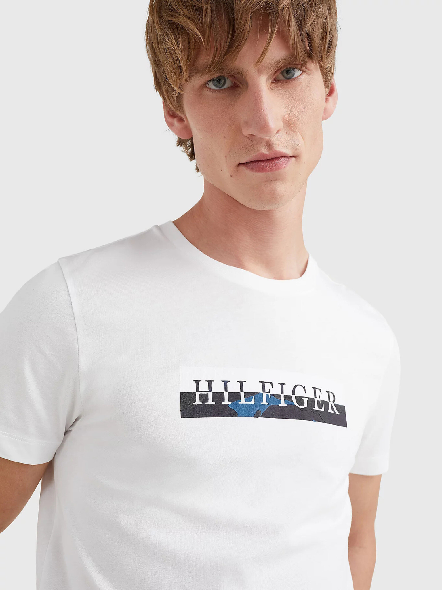 Tommy Hilfiger T-shirt Byal - Pepit.bg