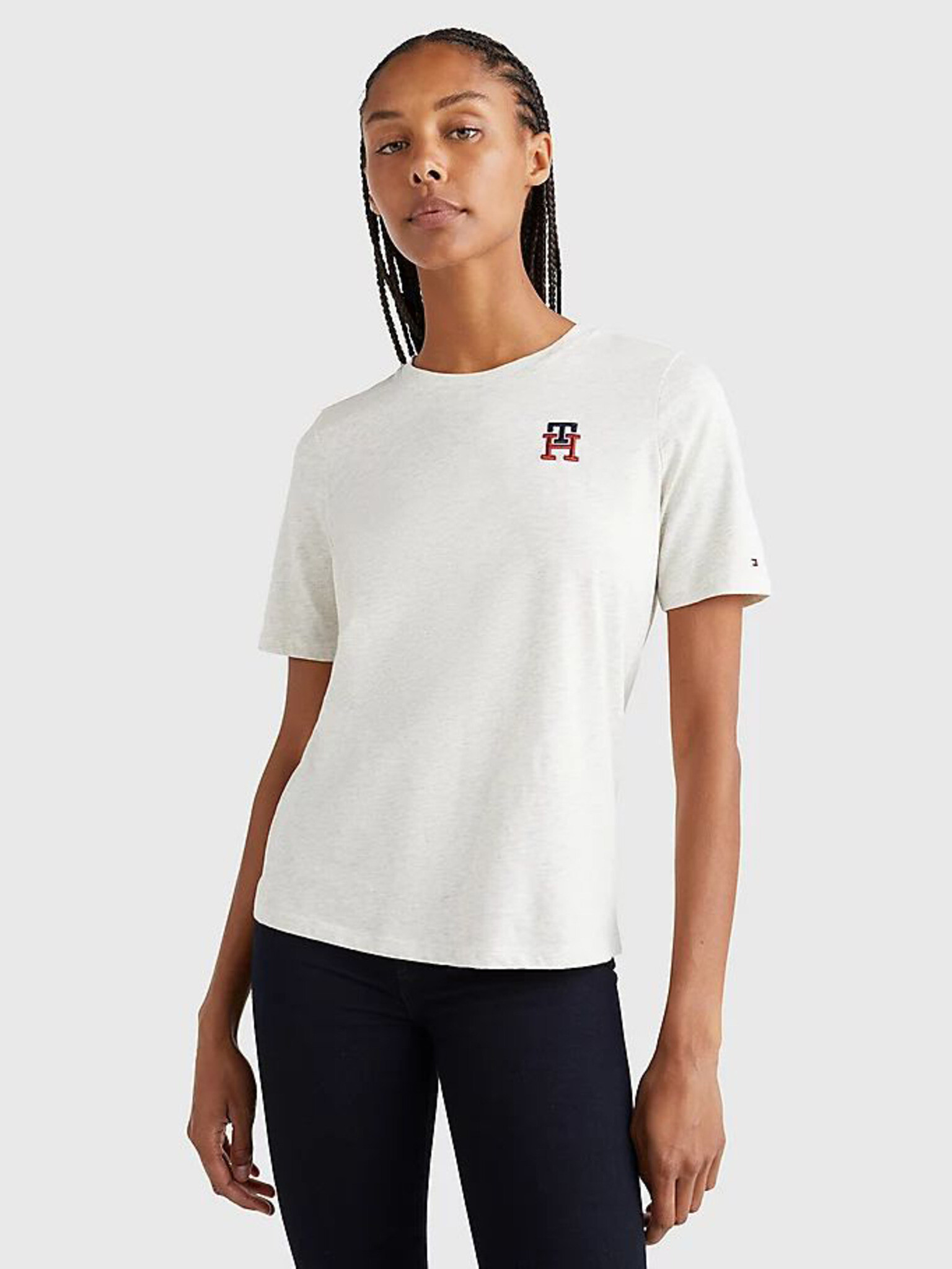 Tommy Hilfiger T-shirt Byal - Pepit.bg