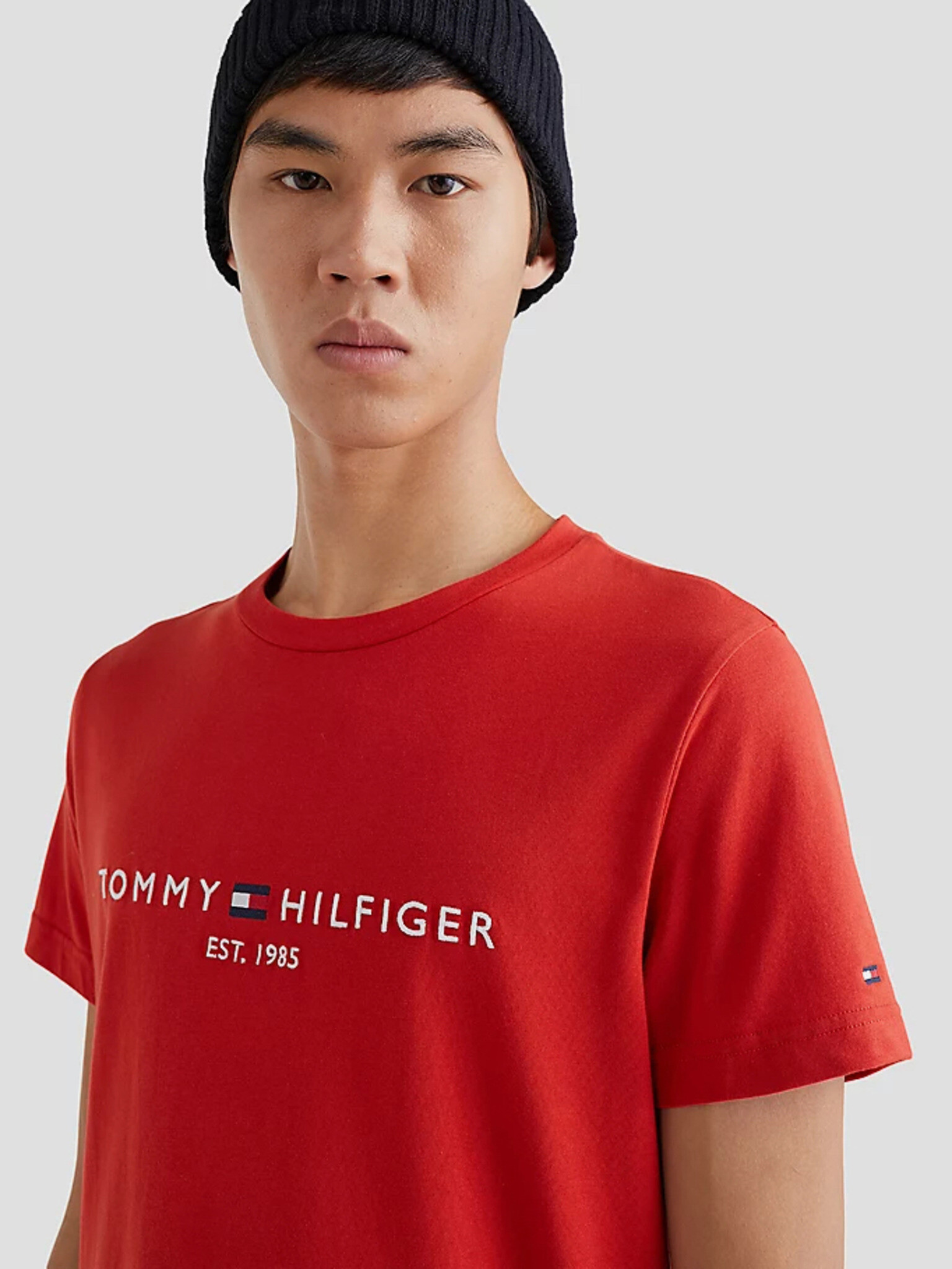 Tommy Hilfiger T-shirt Cherven - Pepit.bg