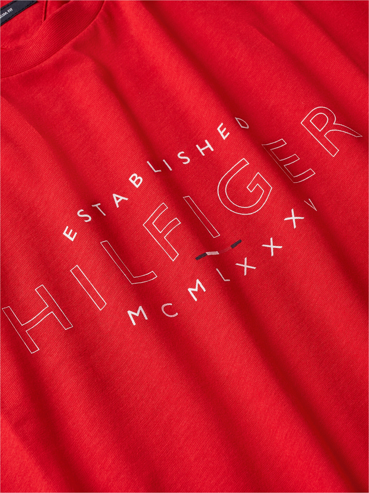 Tommy Hilfiger T-shirt Cherven - Pepit.bg