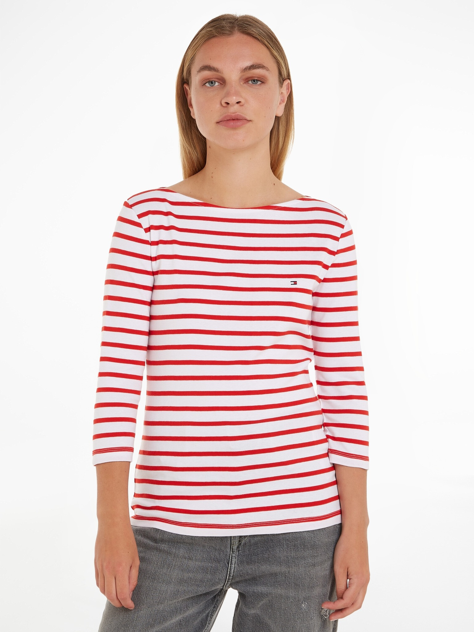 Tommy Hilfiger T-shirt Cherven - Pepit.bg