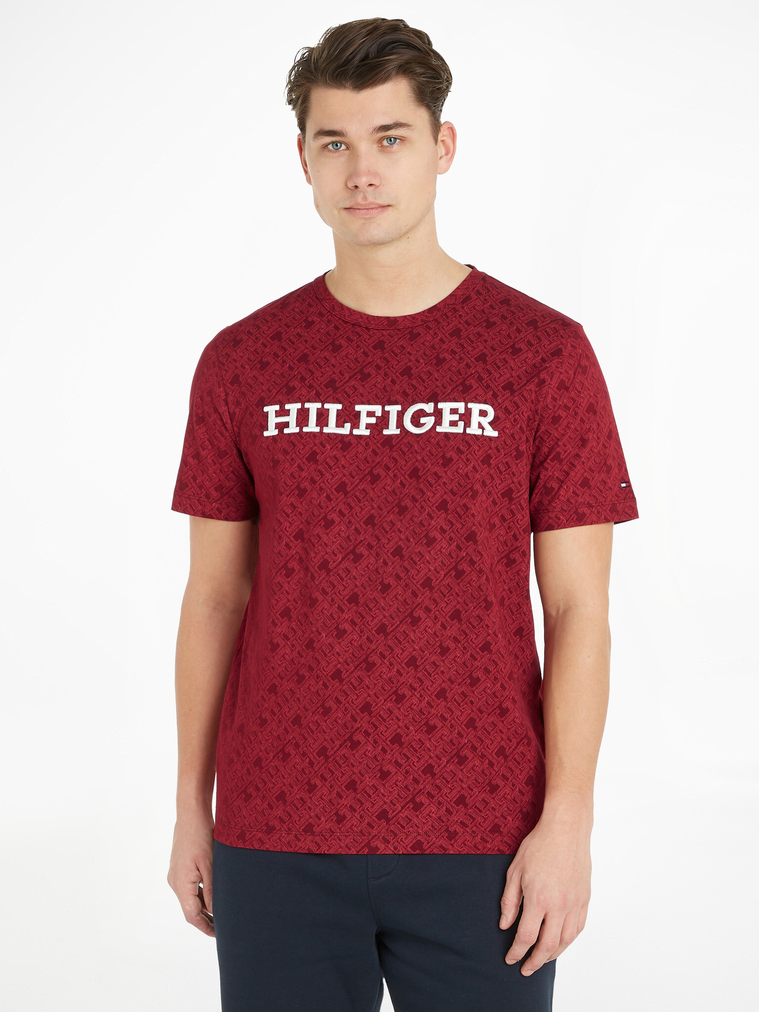 Tommy Hilfiger T-shirt Cherven - Pepit.bg