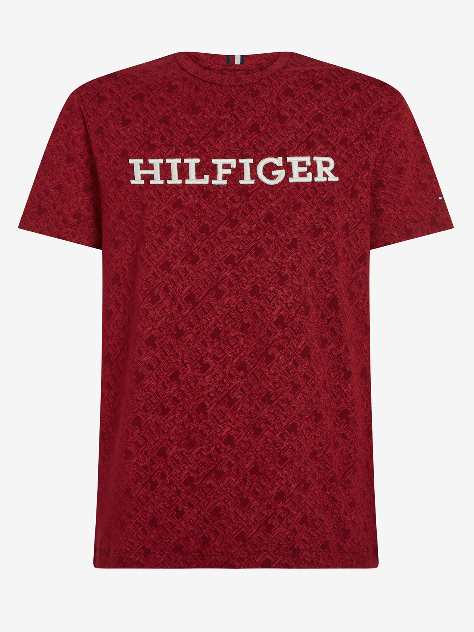 Tommy Hilfiger T-shirt Cherven - Pepit.bg