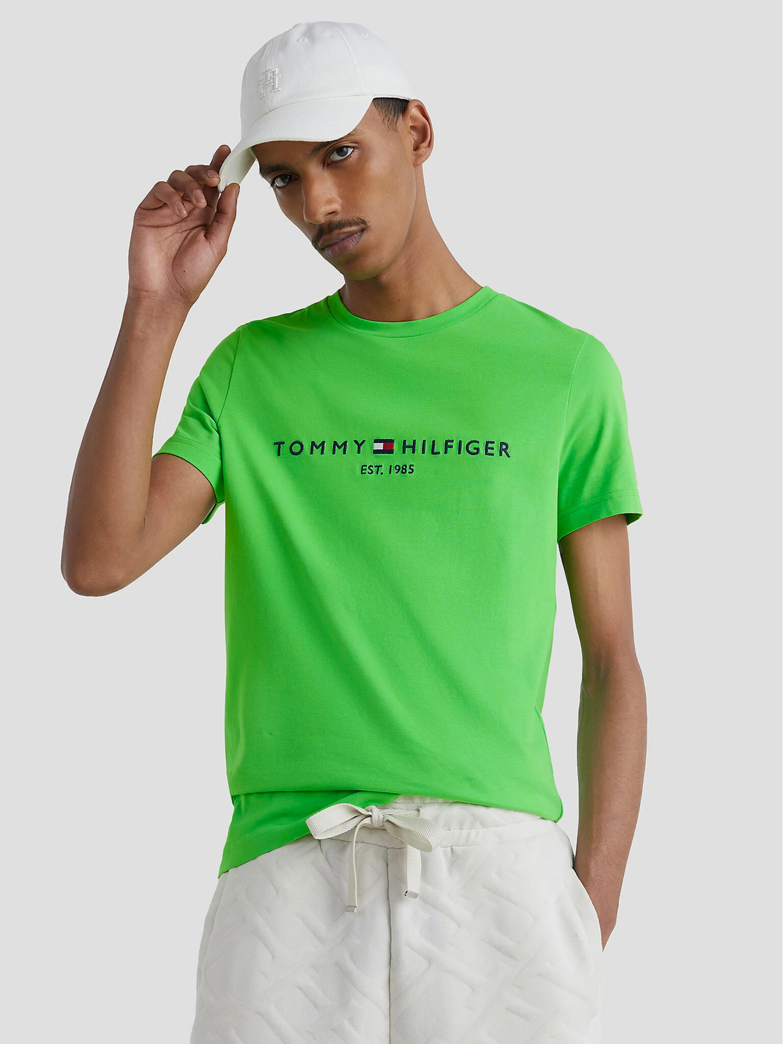 Tommy Hilfiger T-shirt Zelen - Pepit.bg