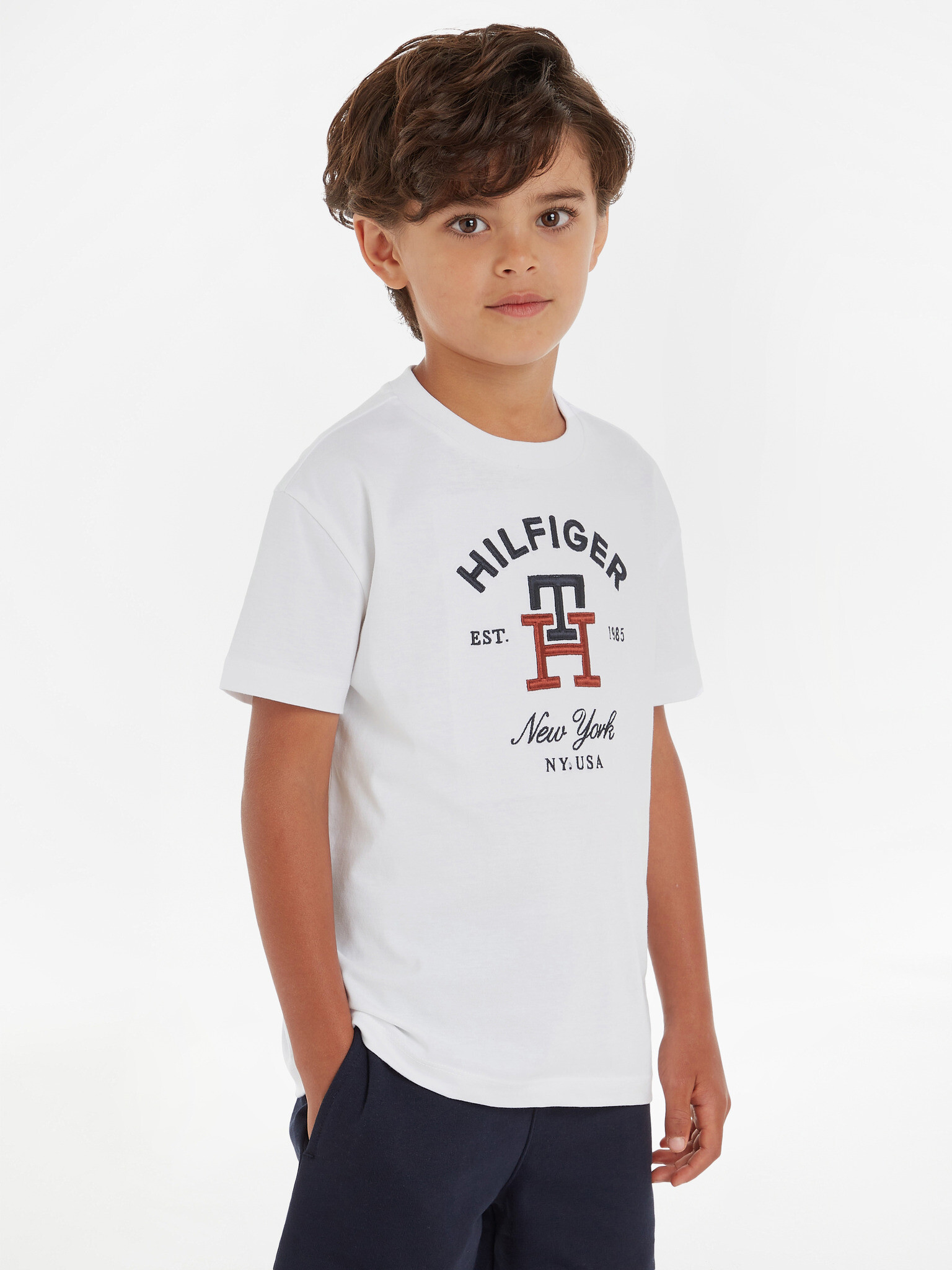 Tommy Hilfiger Тениска детски Byal - Pepit.bg