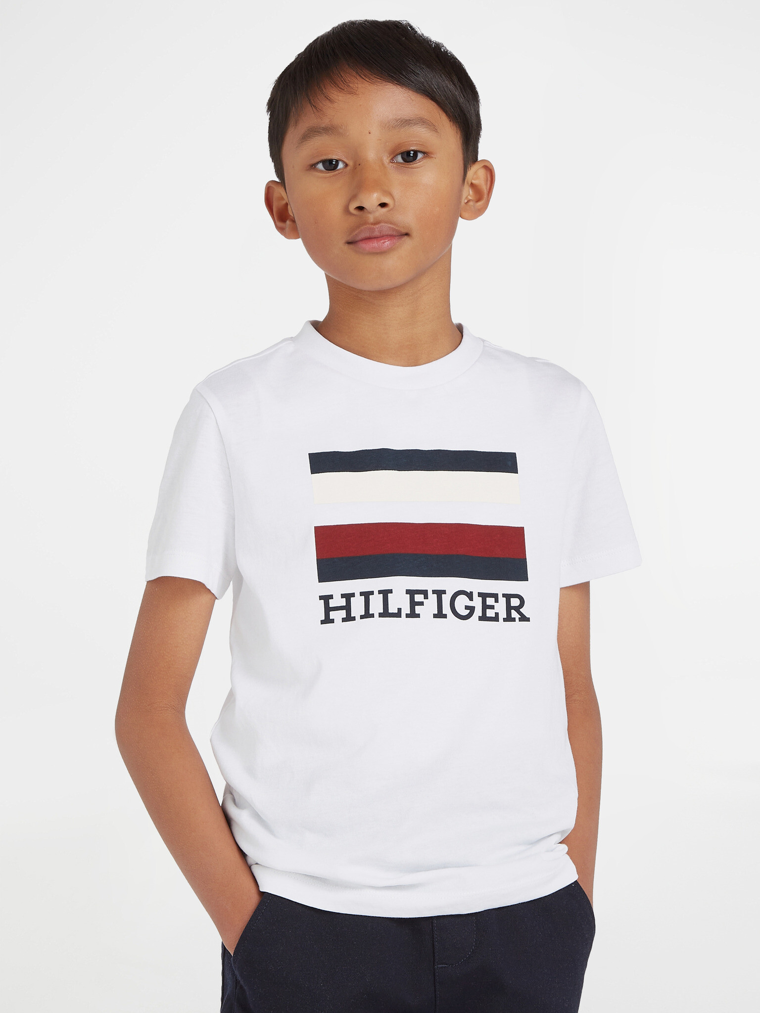 Tommy Hilfiger Тениска детски Byal - Pepit.bg