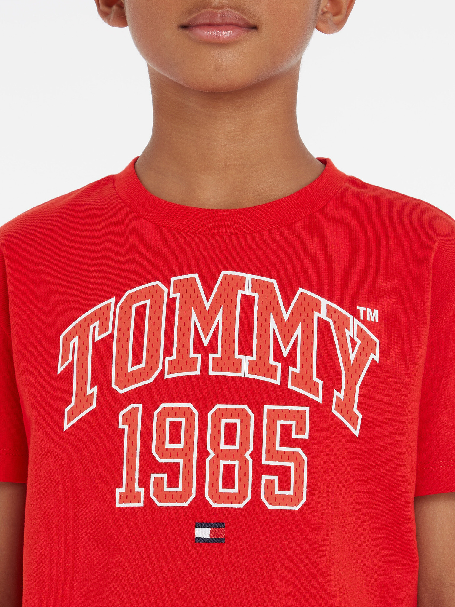 Tommy Hilfiger Тениска детски Cherven - Pepit.bg