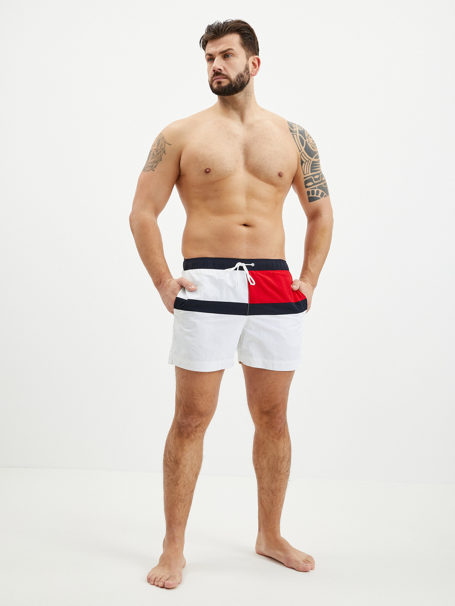 Tommy Hilfiger Underwear Swimsuit Byal - Pepit.bg