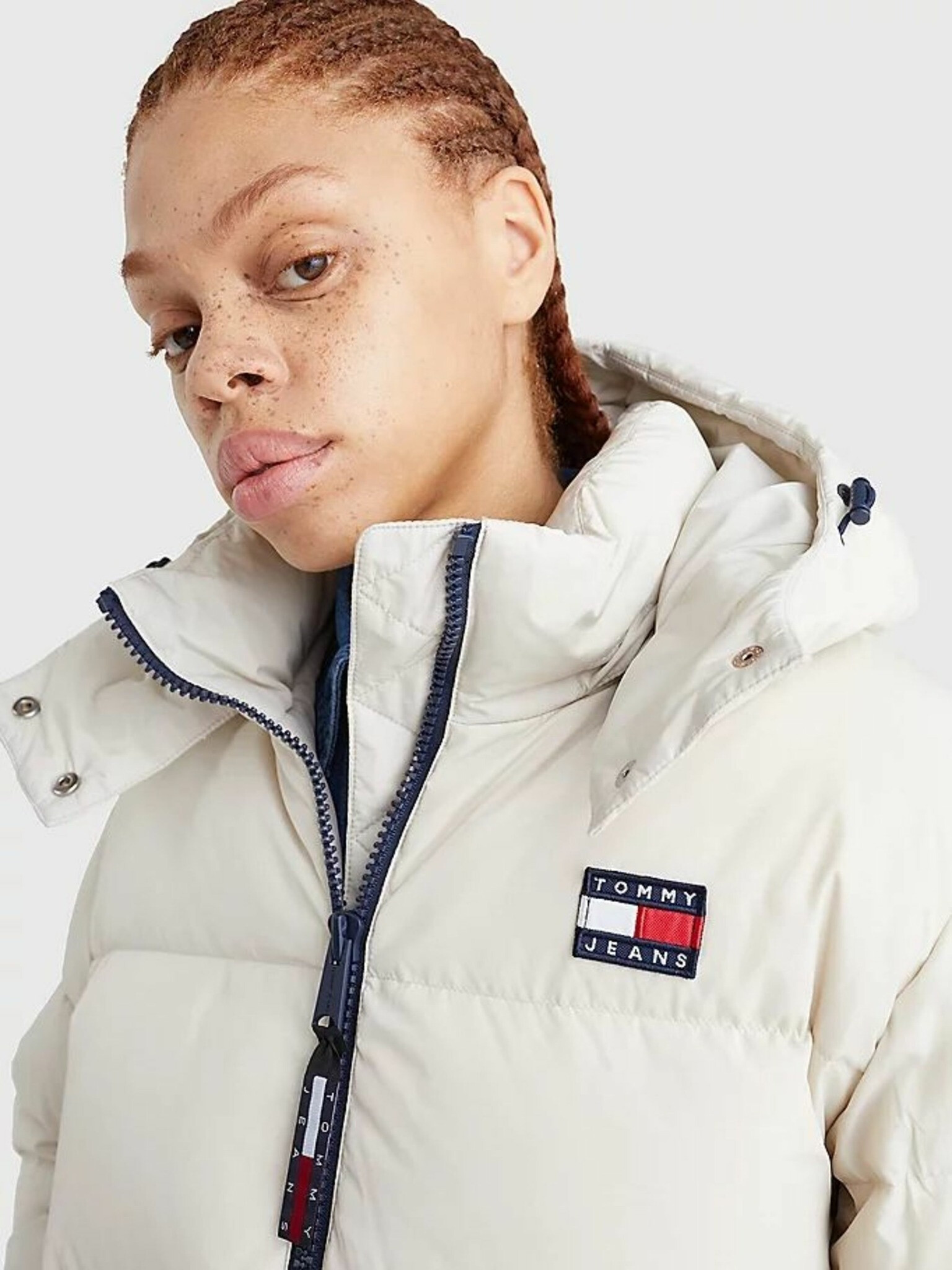 Tommy Jeans Alaska Puffer Winter jacket Byal - Pepit.bg