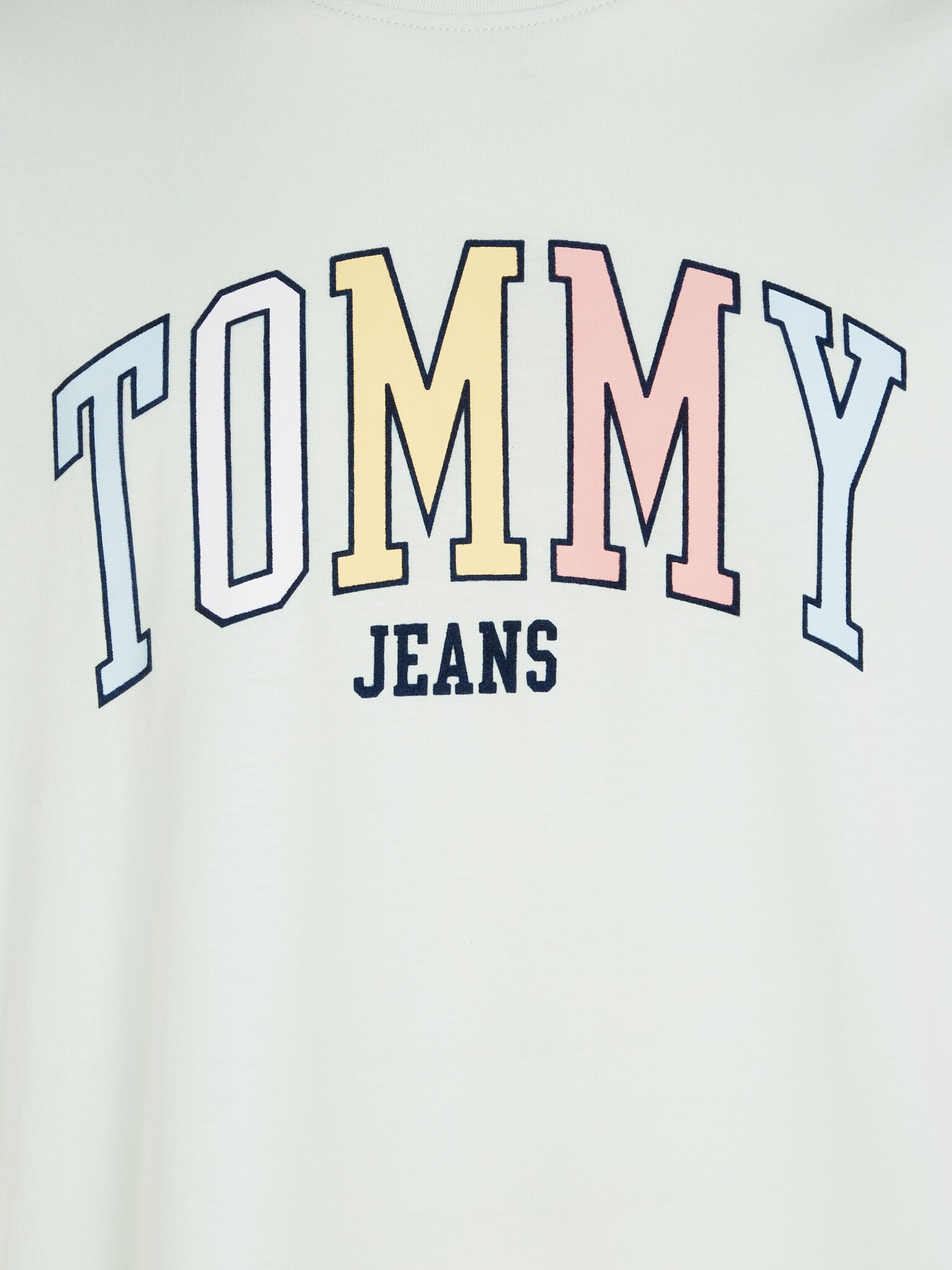 Tommy Jeans College Pop T-shirt Zelen - Pepit.bg