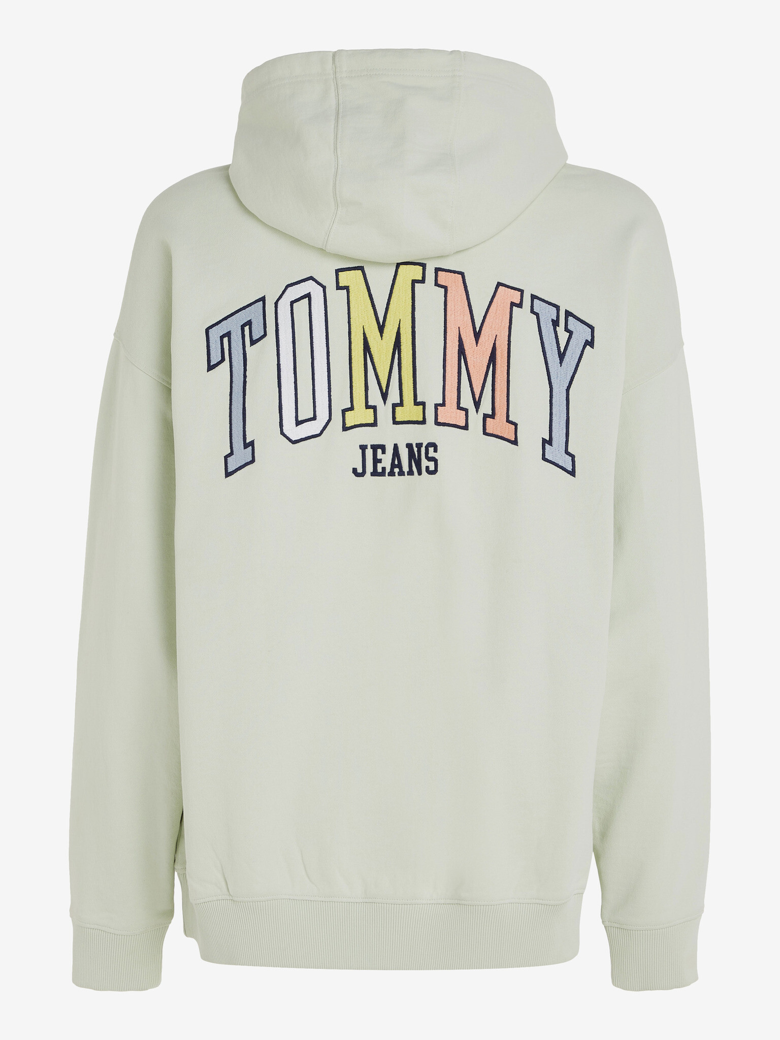 Tommy Jeans OVZ College Hoodie Sweatshirt Zelen - Pepit.bg