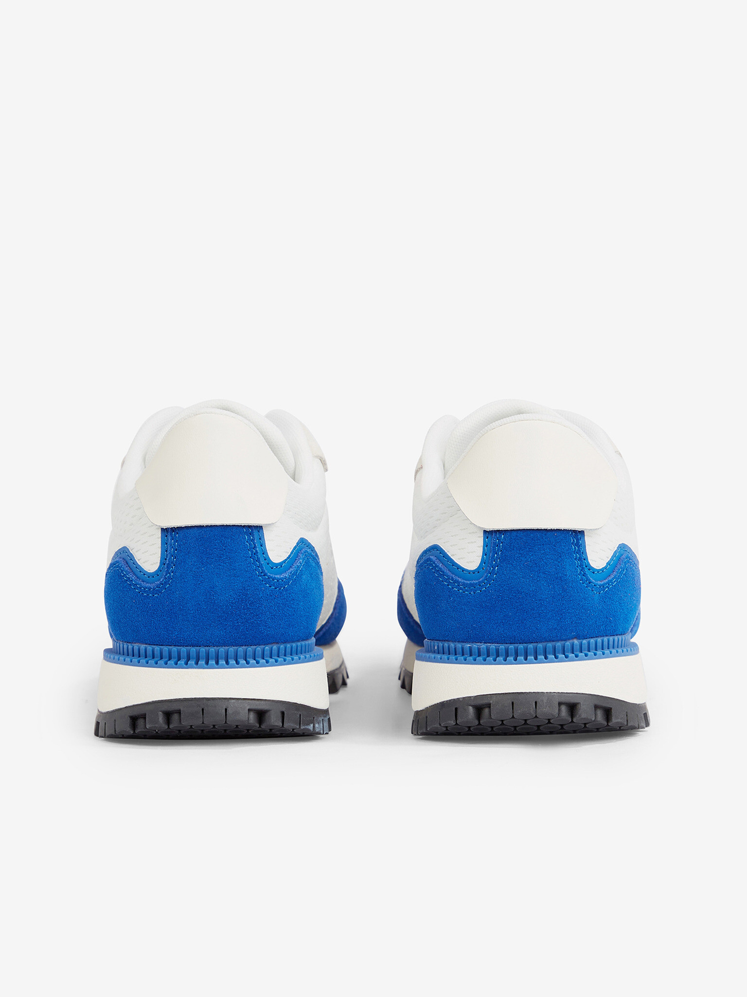 Tommy Jeans Runner Mix Material Спортни обувки Byal - Pepit.bg