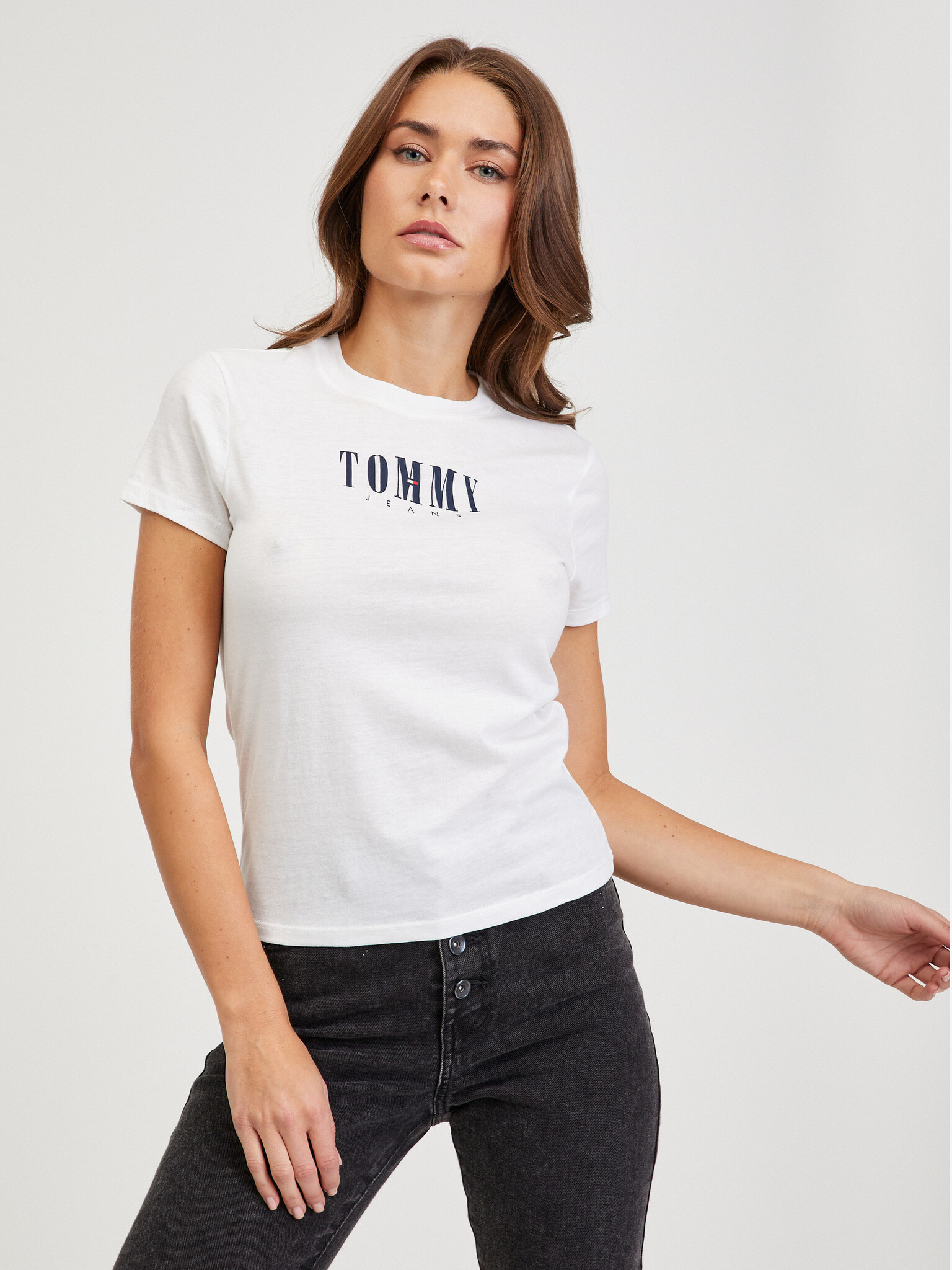 Tommy Jeans T-shirt Byal - Pepit.bg