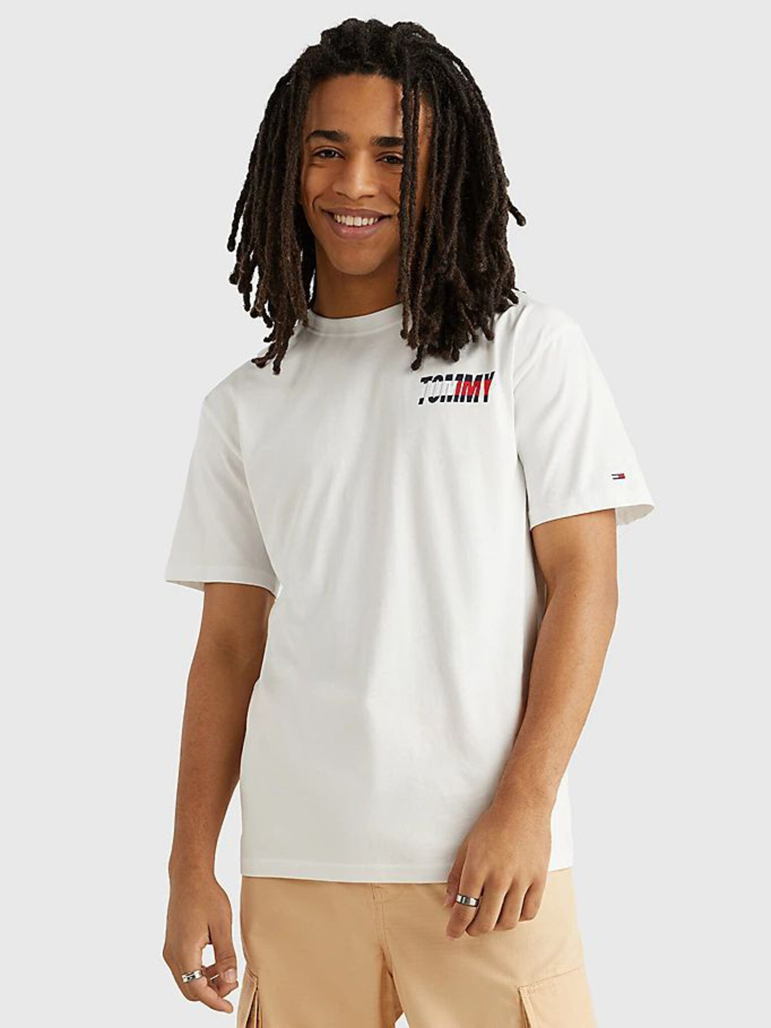 Tommy Jeans T-shirt Byal - Pepit.bg