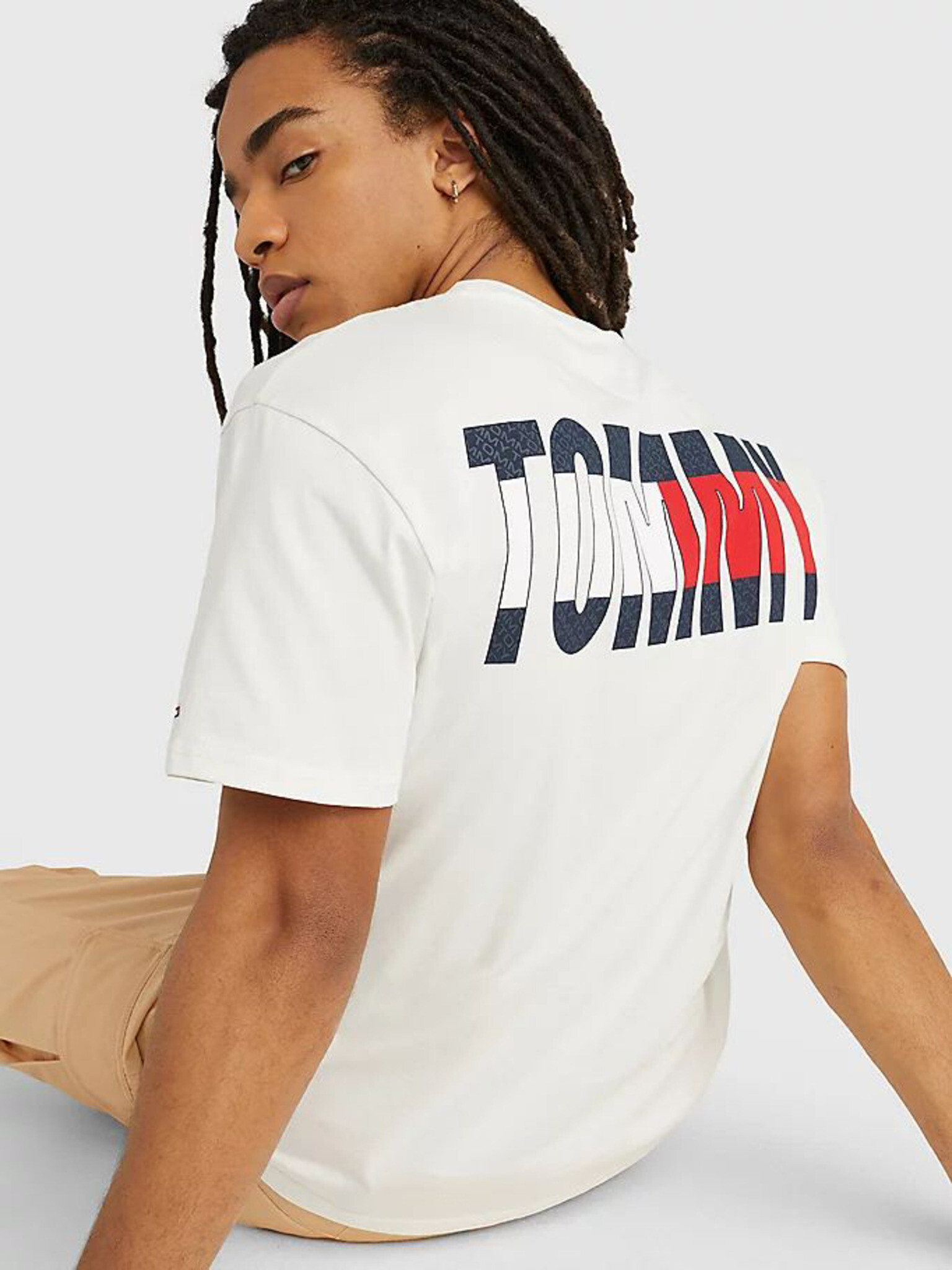 Tommy Jeans T-shirt Byal - Pepit.bg
