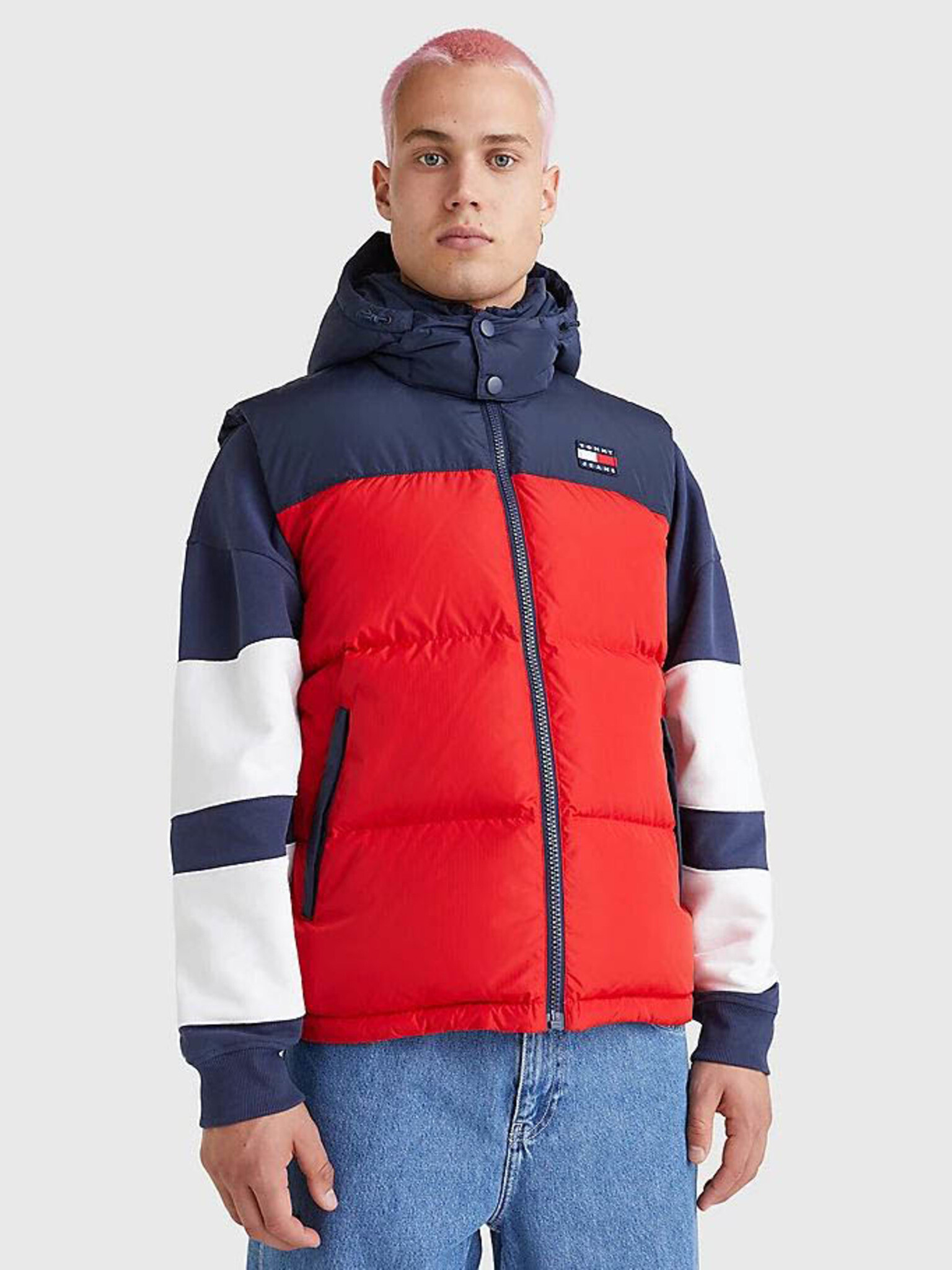 Tommy Jeans Жилетка Cherven - Pepit.bg