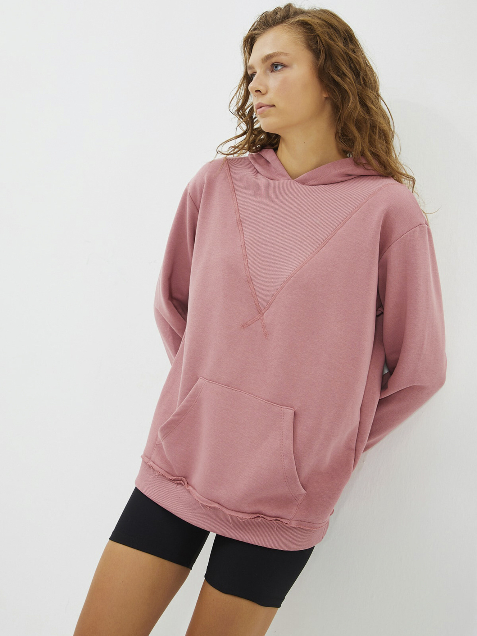 Trendyol Sweatshirt Rozov - Pepit.bg