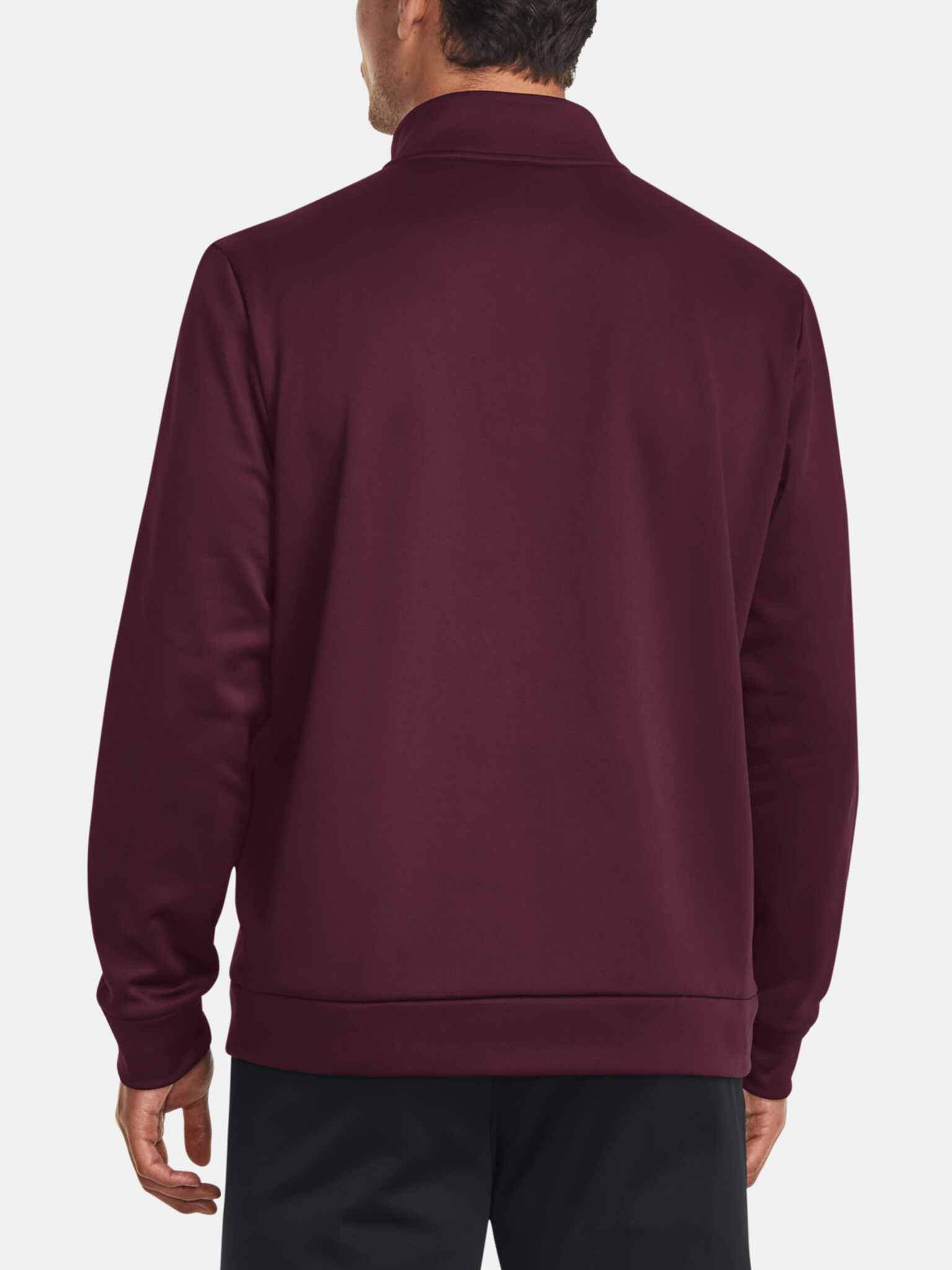 Under Armour Armour Fleece Sweatshirt Cherven - Pepit.bg