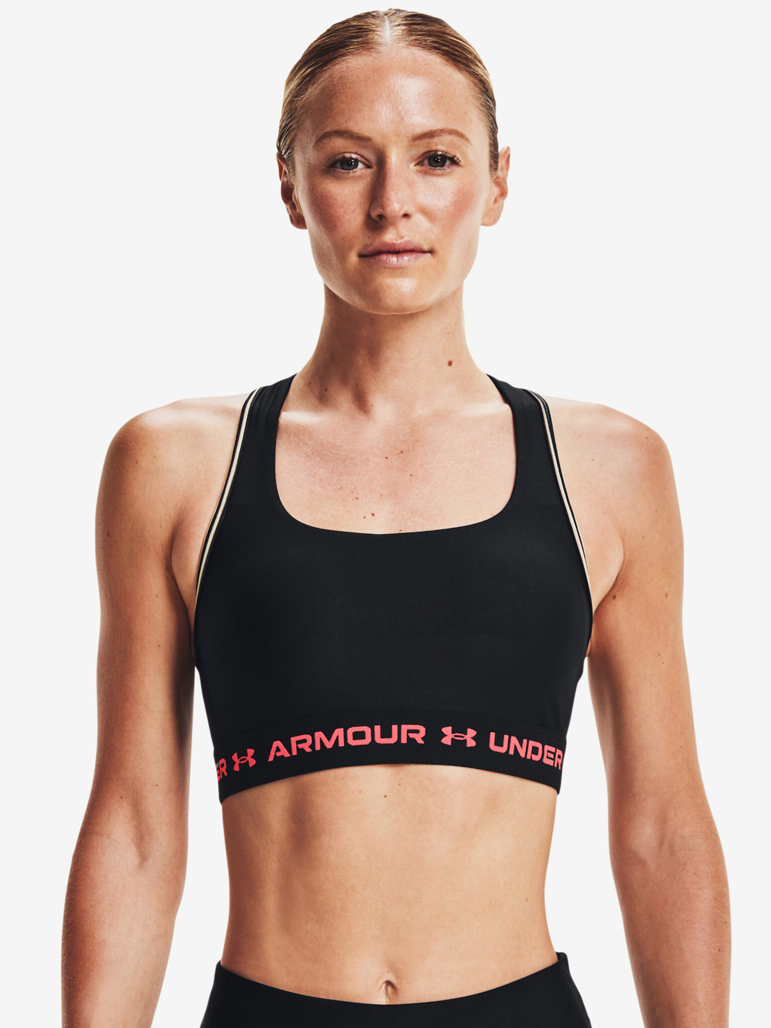 Under Armour Armour® Mid Crossback 80s Сутиен Cheren - Pepit.bg