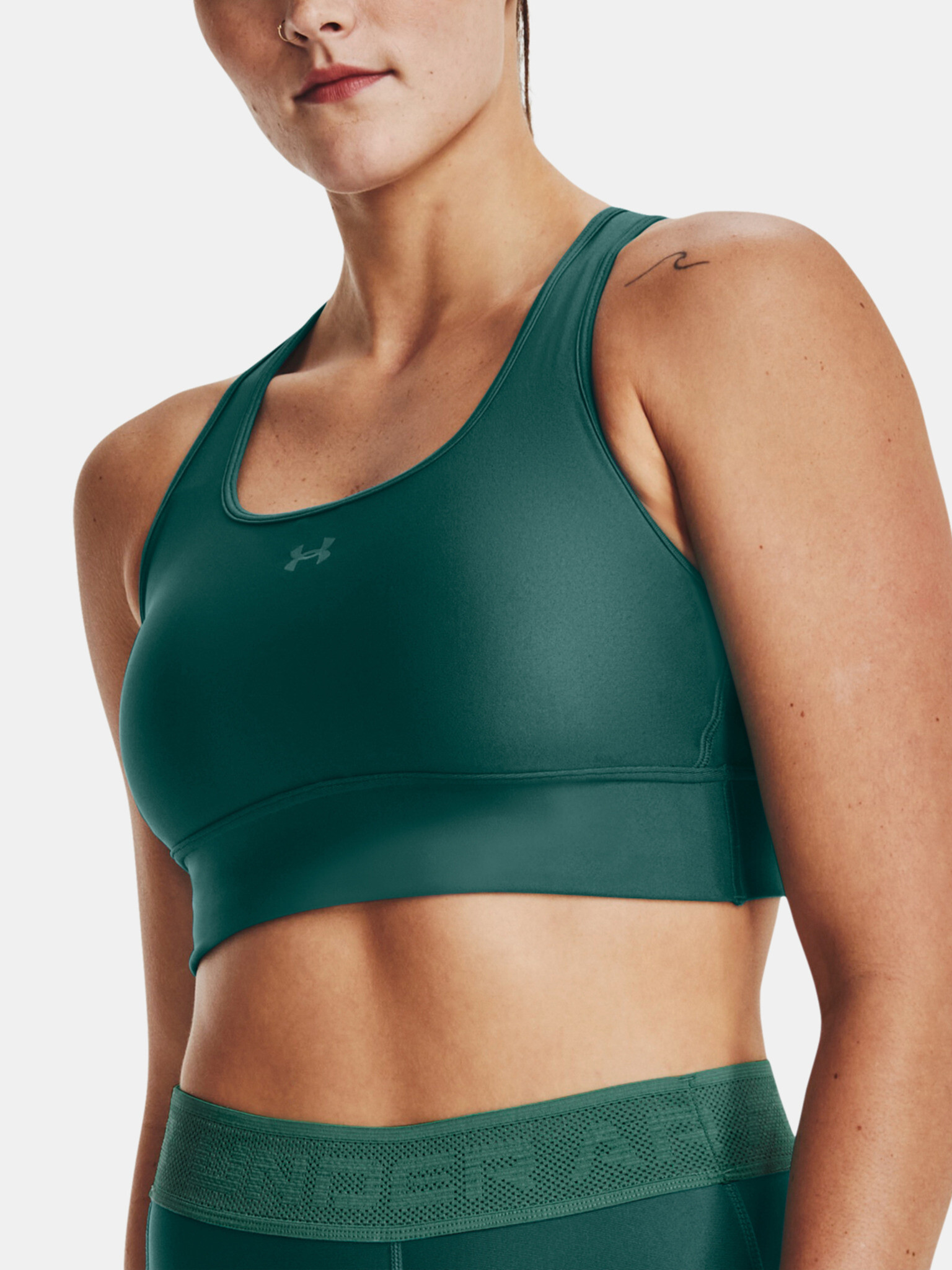 Under Armour Crossback Longline Cпортен Сутиен Zelen - Pepit.bg