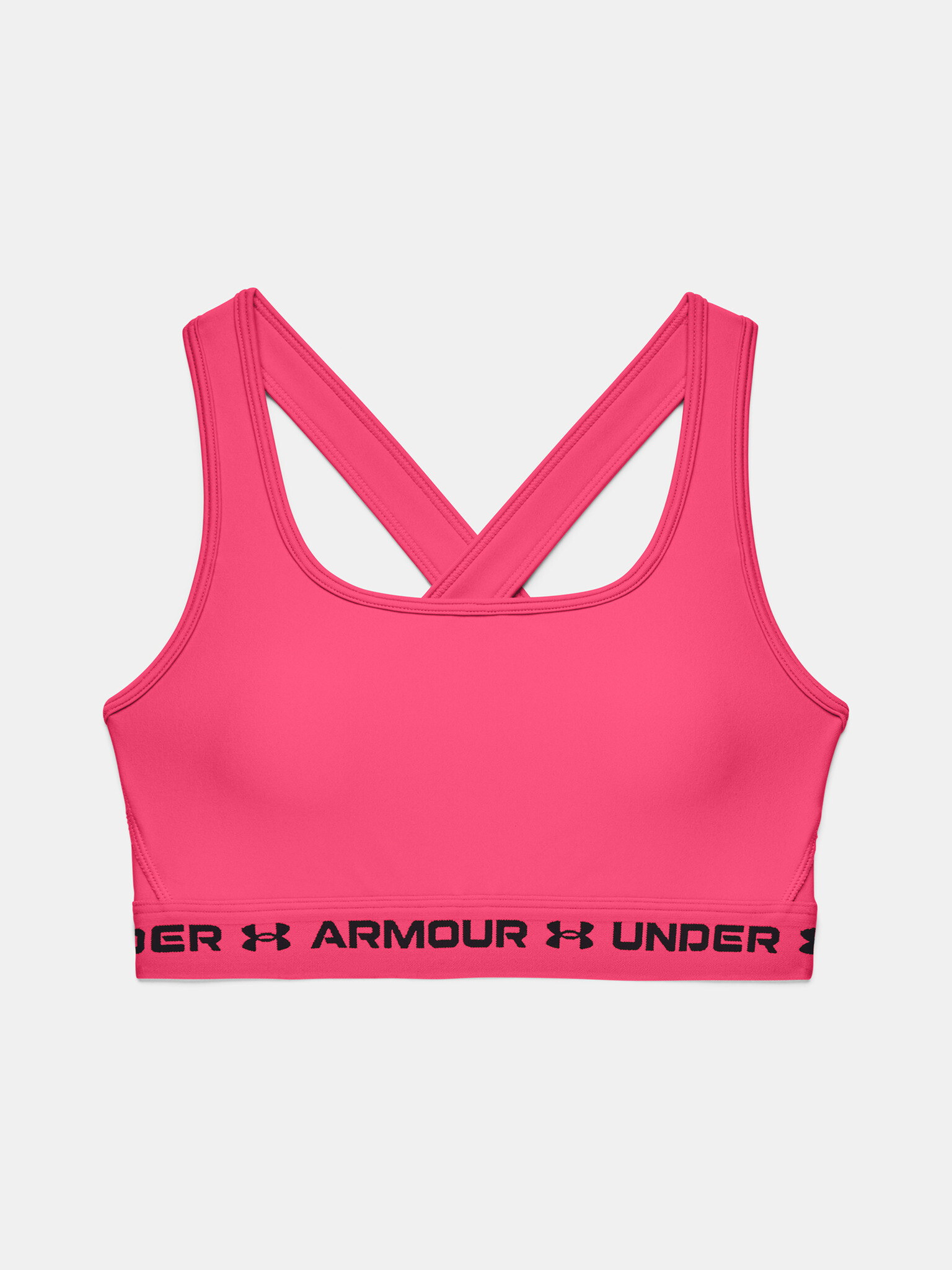 Under Armour Crossback Mid Bra Cпортен Сутиен Rozov - Pepit.bg