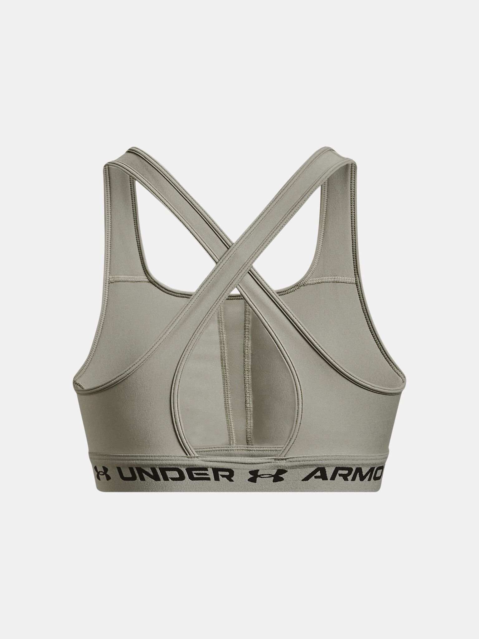 Under Armour Crossback Mid Cпортен Сутиен Siv - Pepit.bg