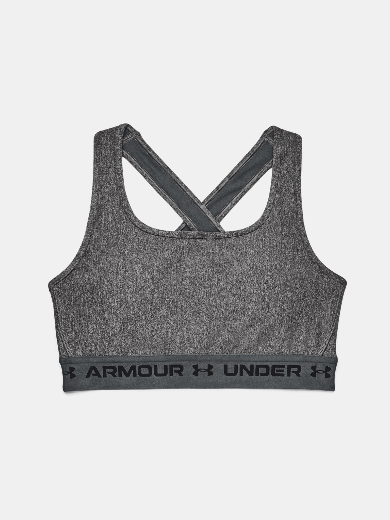 Under Armour Crossback Mid Heather Bra Сутиен Siv - Pepit.bg